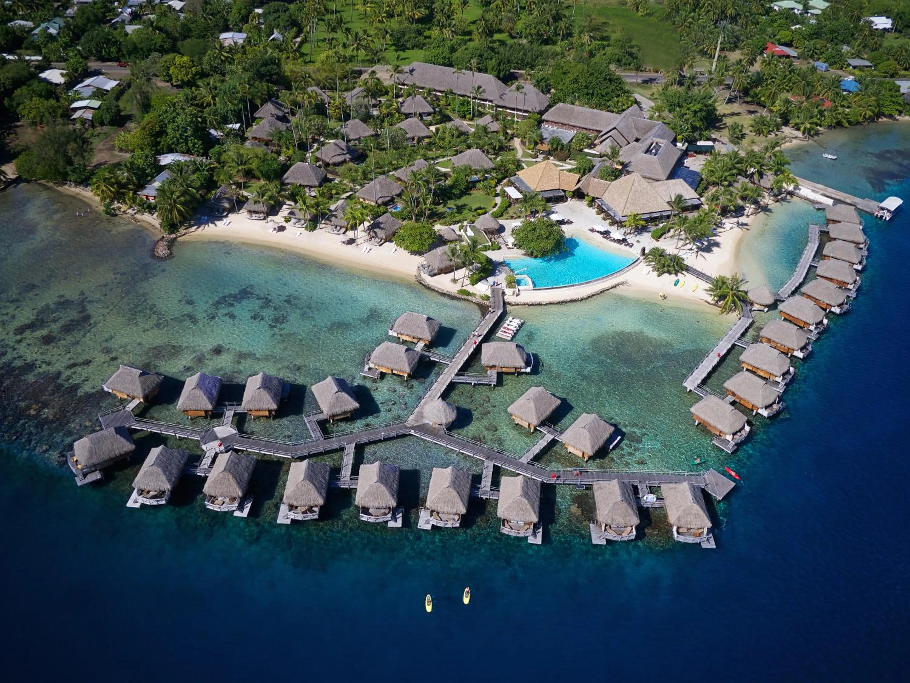 Bird's eye view in Manava Beach Resort & Spa Moorea