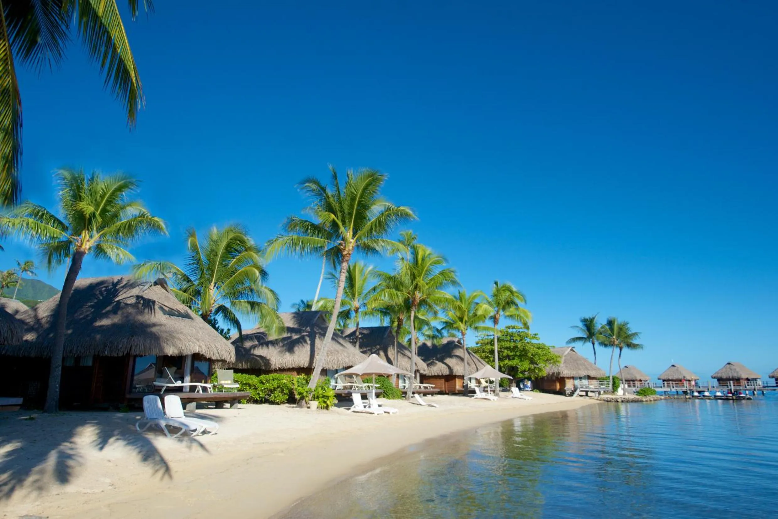 Beach in Manava Beach Resort & Spa Moorea