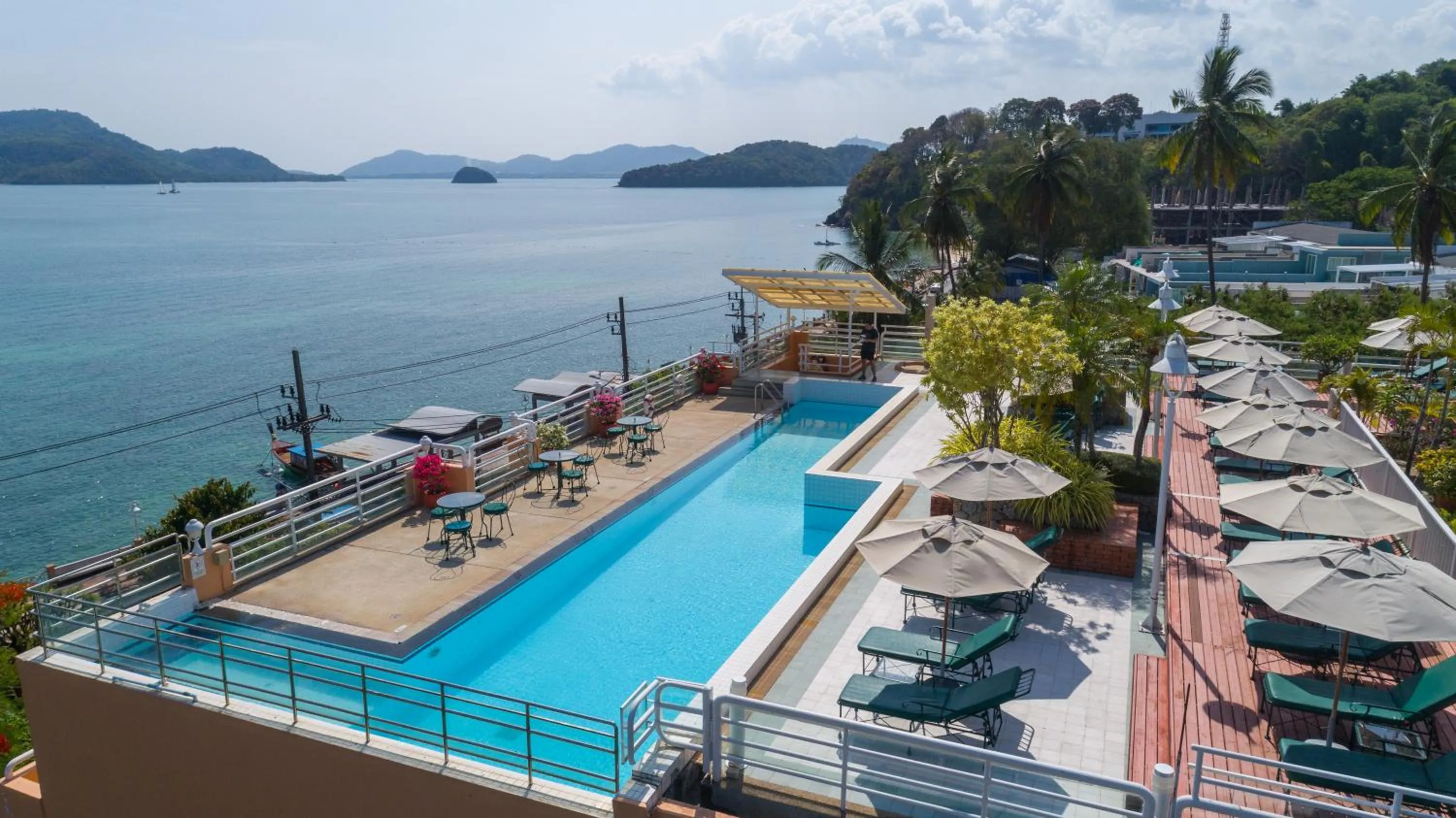 Pool view in Kantary Bay Hotel Phuket