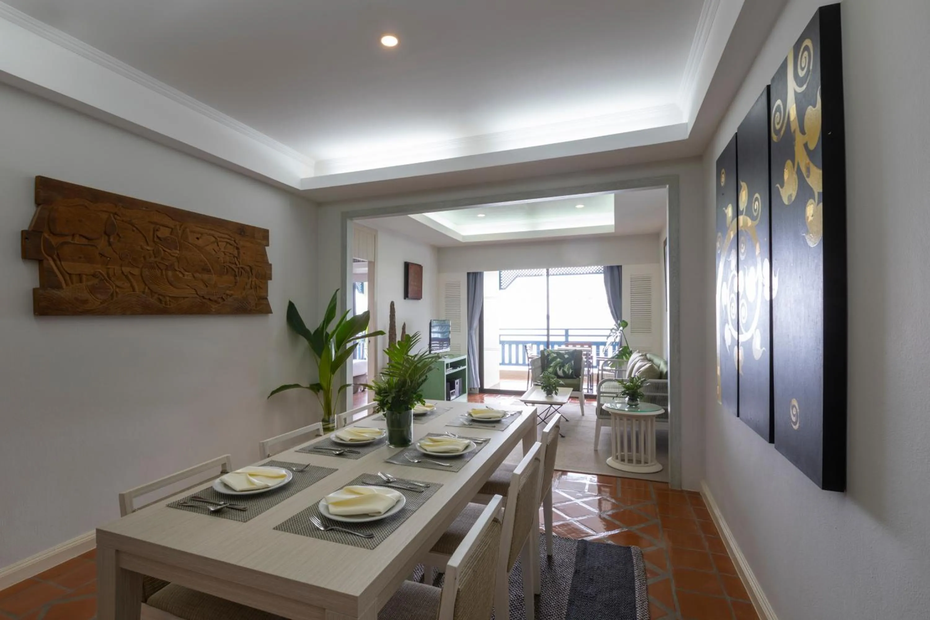 Dining area in Kantary Bay Hotel Phuket