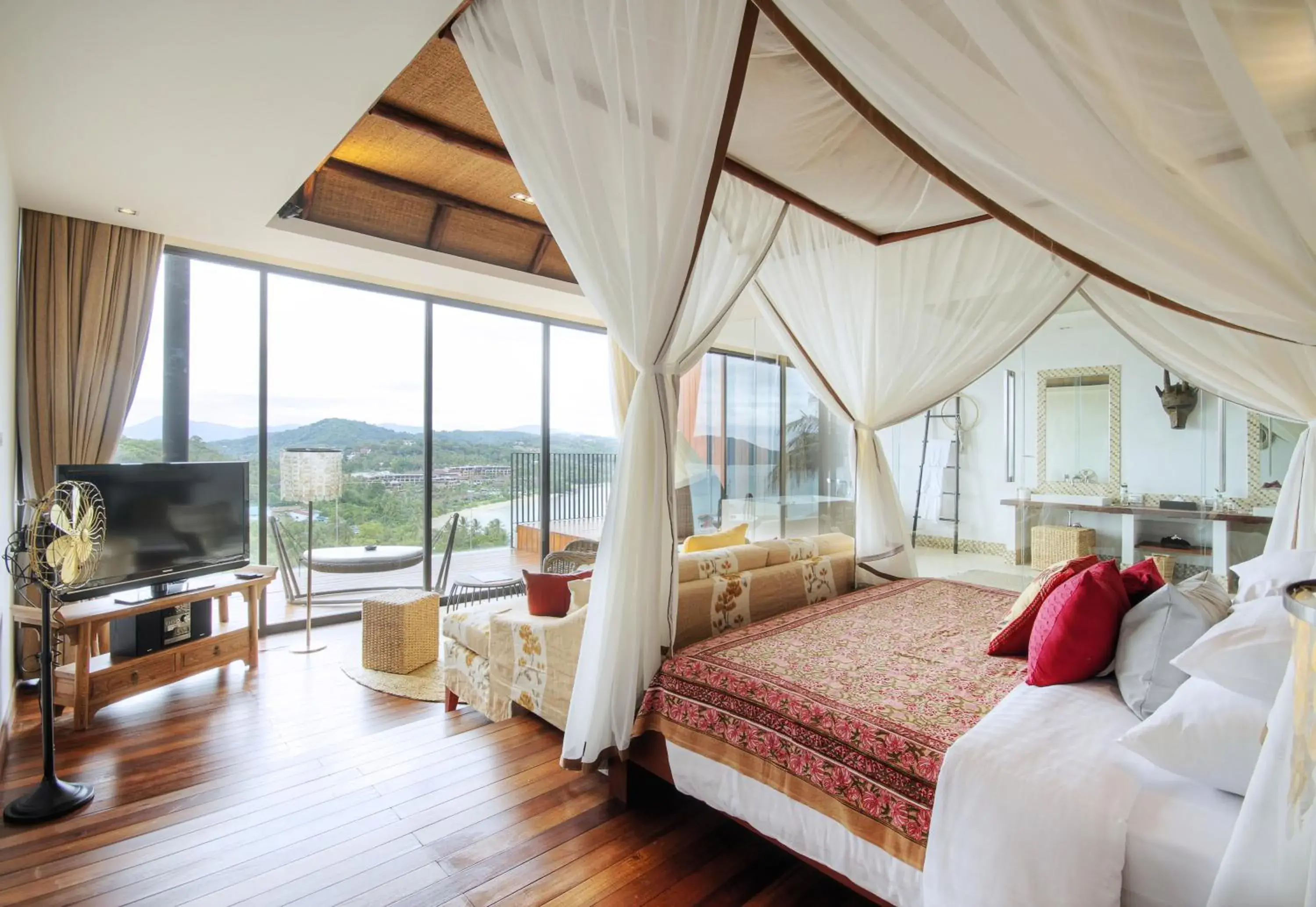 Bedroom, Bed in Cape Panwa Hotel Phuket Bedroom, Bed in Cape Panwa Hotel Phuket