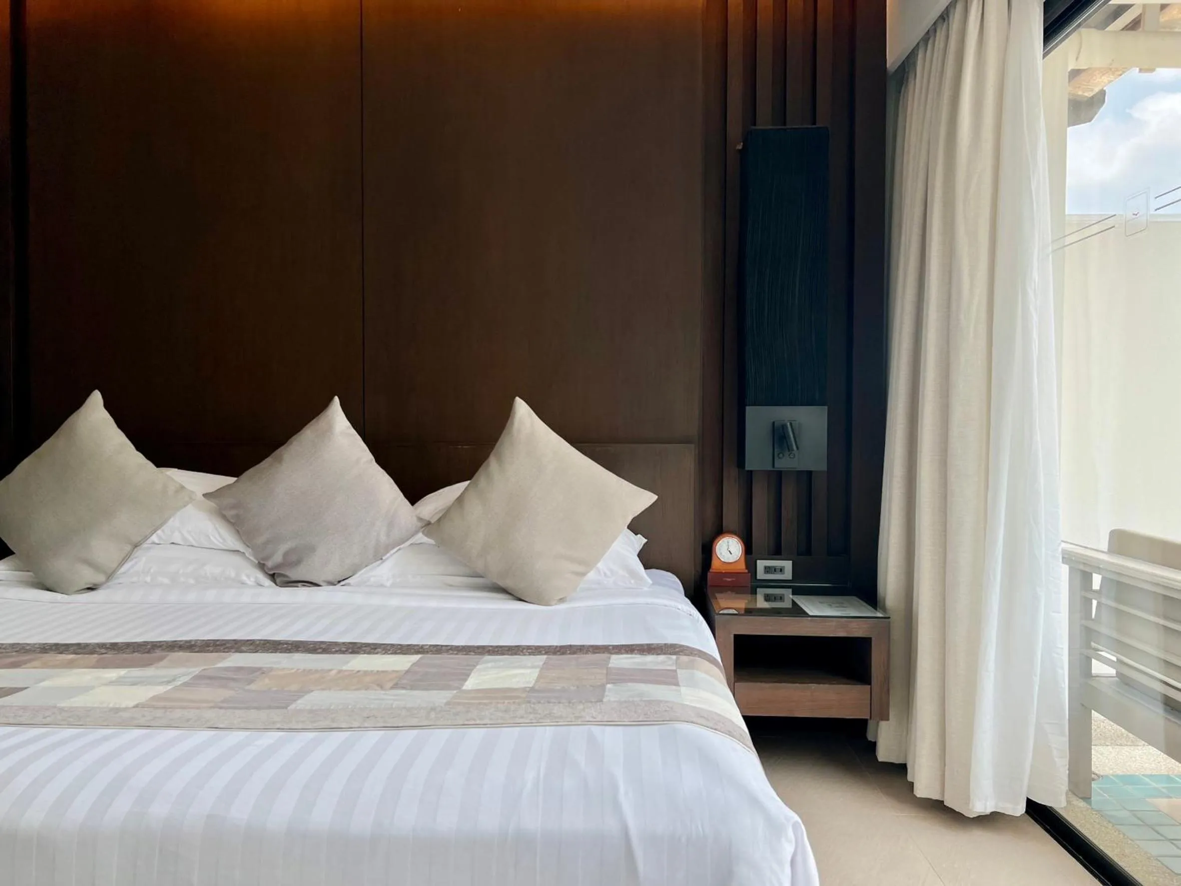 Bed in Cape Panwa Hotel Phuket