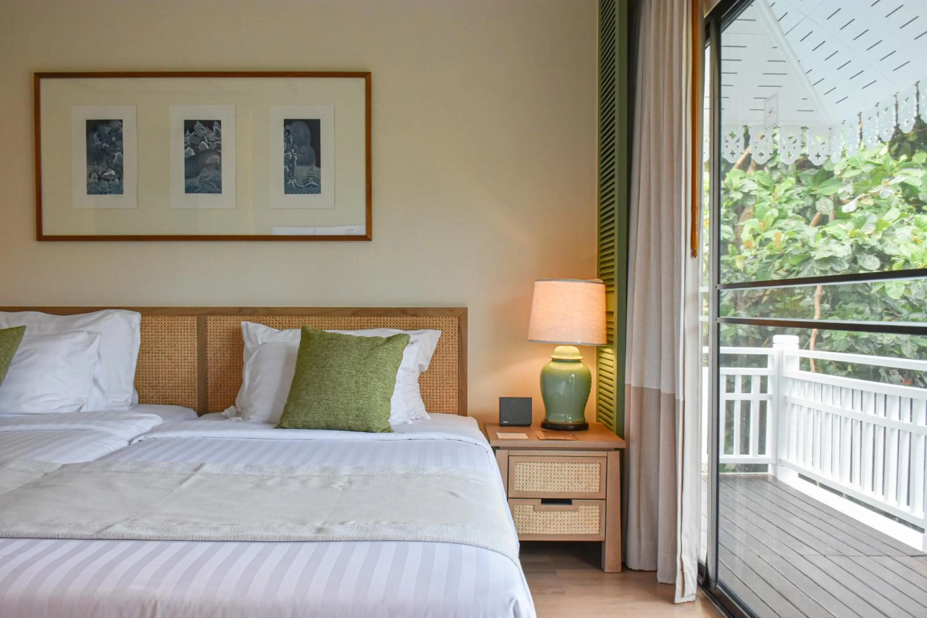 Bed in Cape Panwa Hotel Phuket