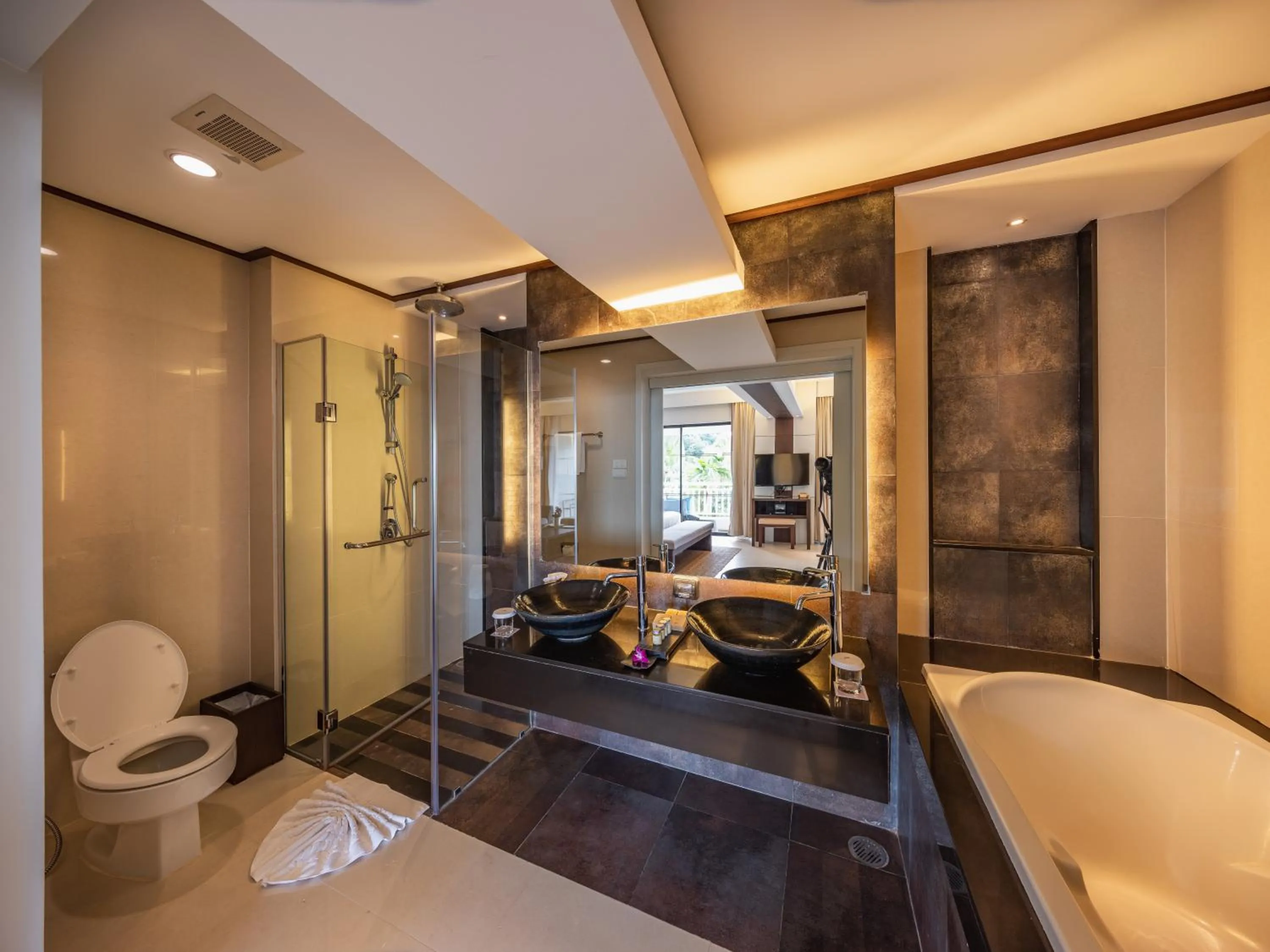 Bathroom in Cape Panwa Hotel Phuket