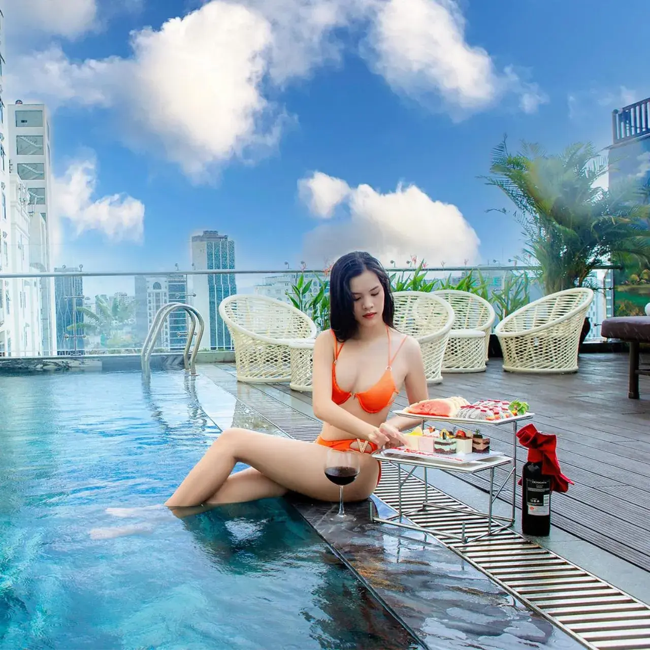 Swimming pool in Dylan Hotel Danang Swimming pool in Dylan Hotel Danang