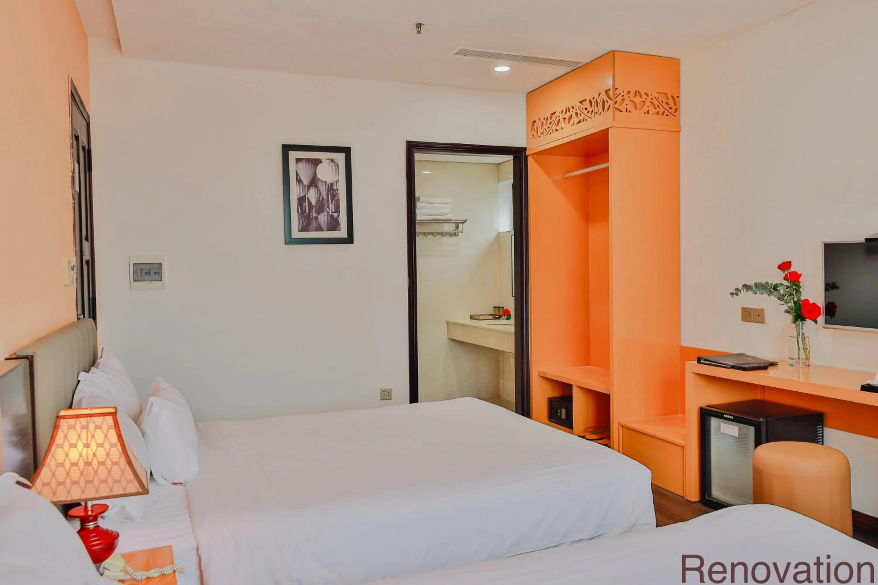 Bed in Dylan Hotel Danang