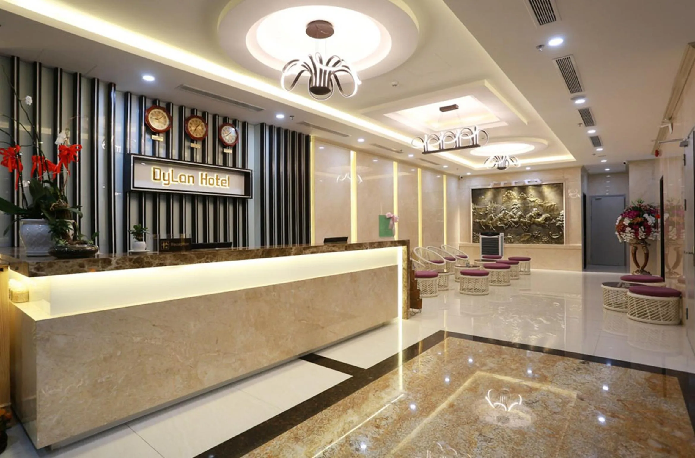 Lobby or reception in Dylan Hotel Danang