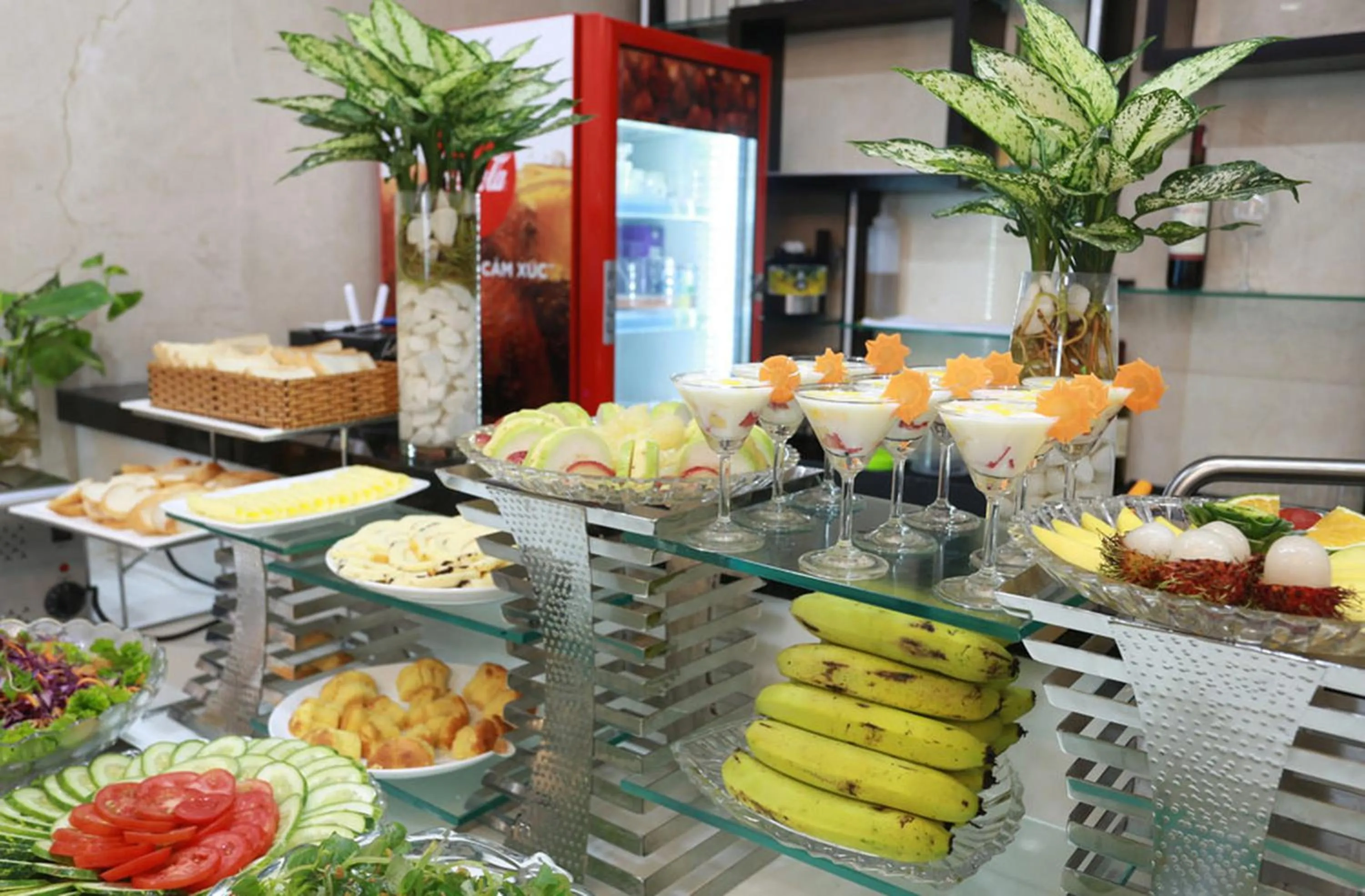 Buffet breakfast in Dylan Hotel Danang