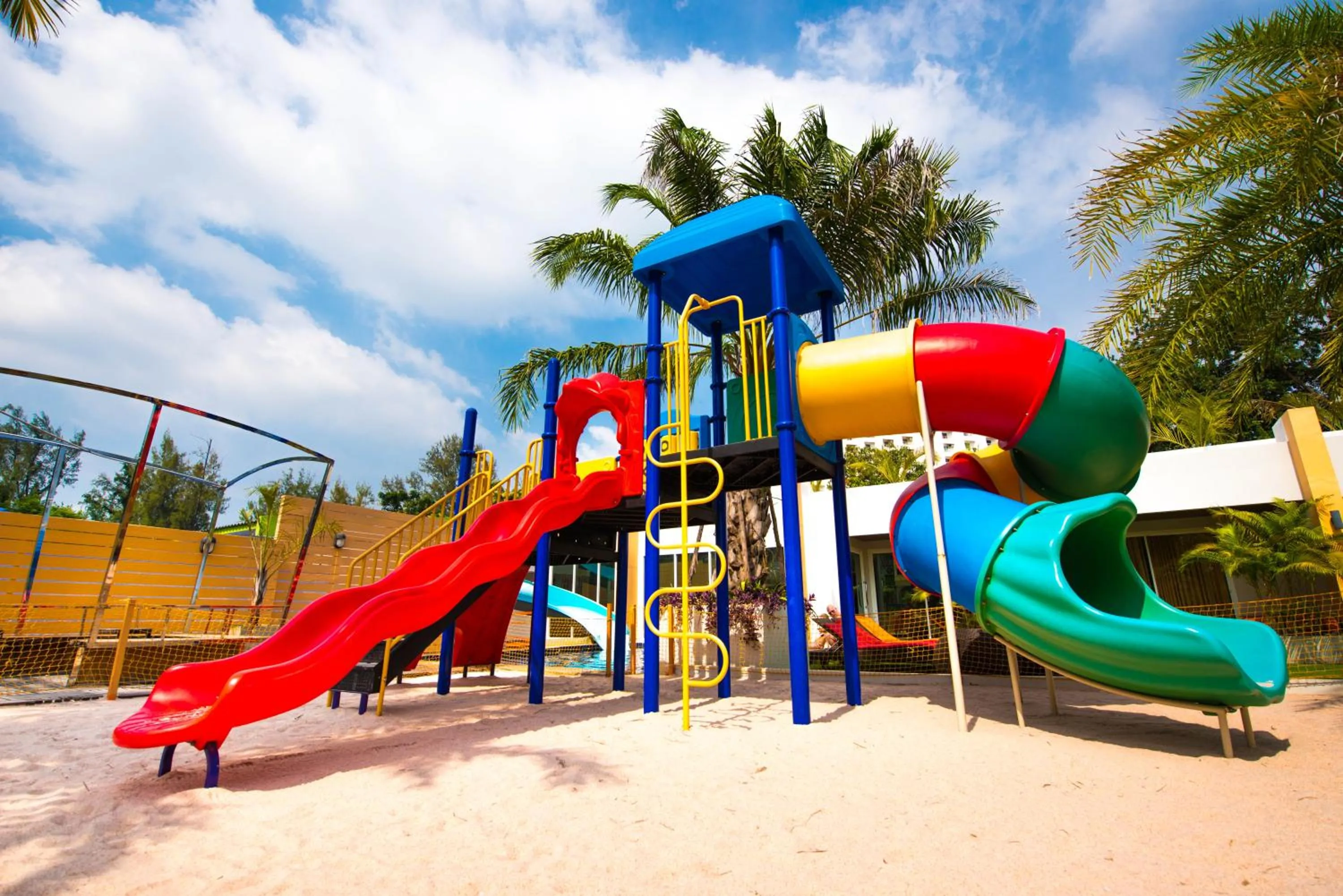 Children play ground in FuramaXclusive Sandara Hua Hin at Cha-am Beach