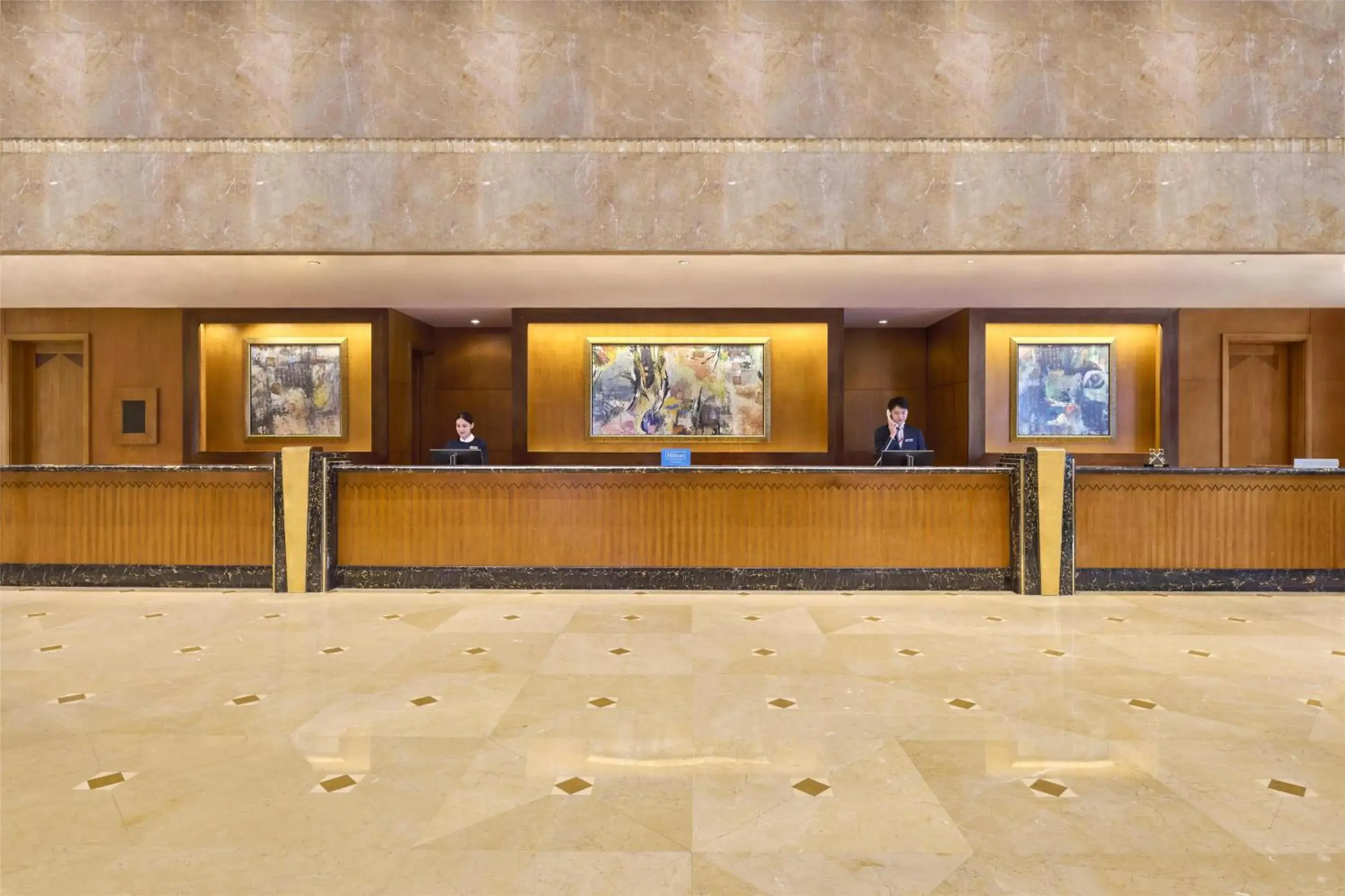 Lobby or reception in Hilton Chongqing Lobby or reception in Hilton Chongqing