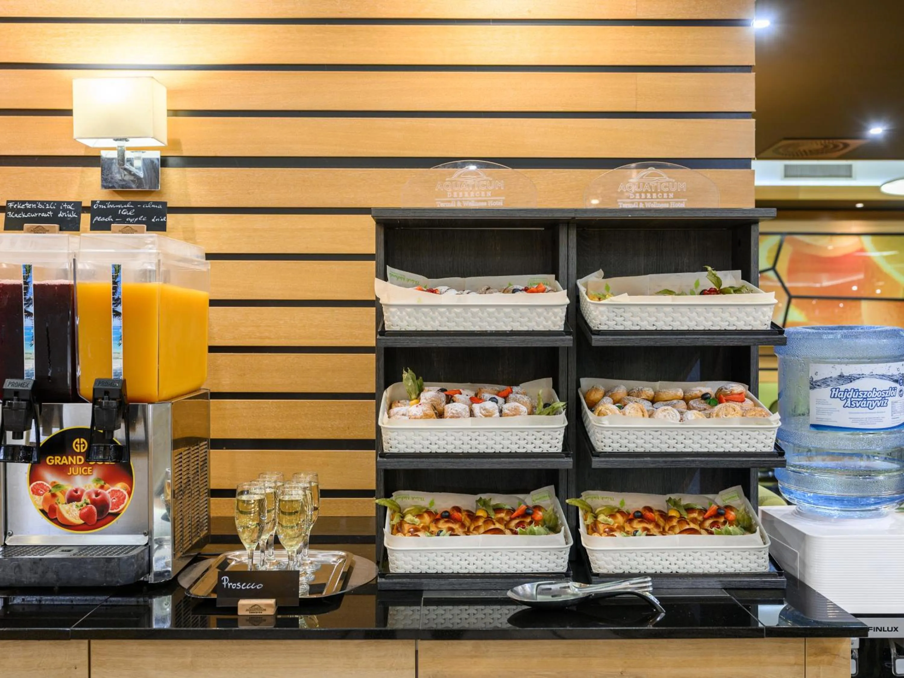 Buffet breakfast in Aquaticum Debrecen Termal & Wellness Hotel