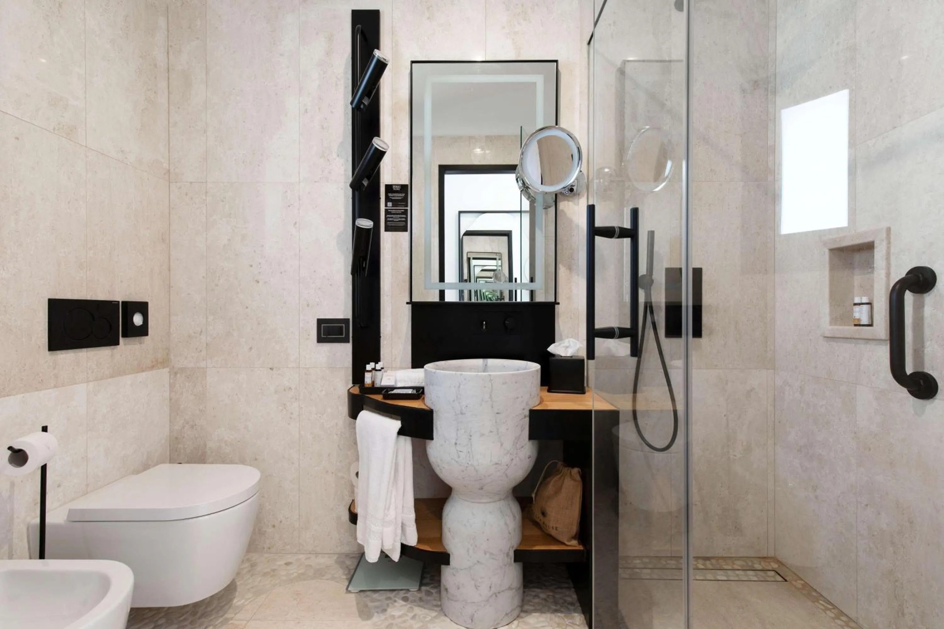 Bathroom in Sulià House Porto Rotondo, Curio Collection by Hilton