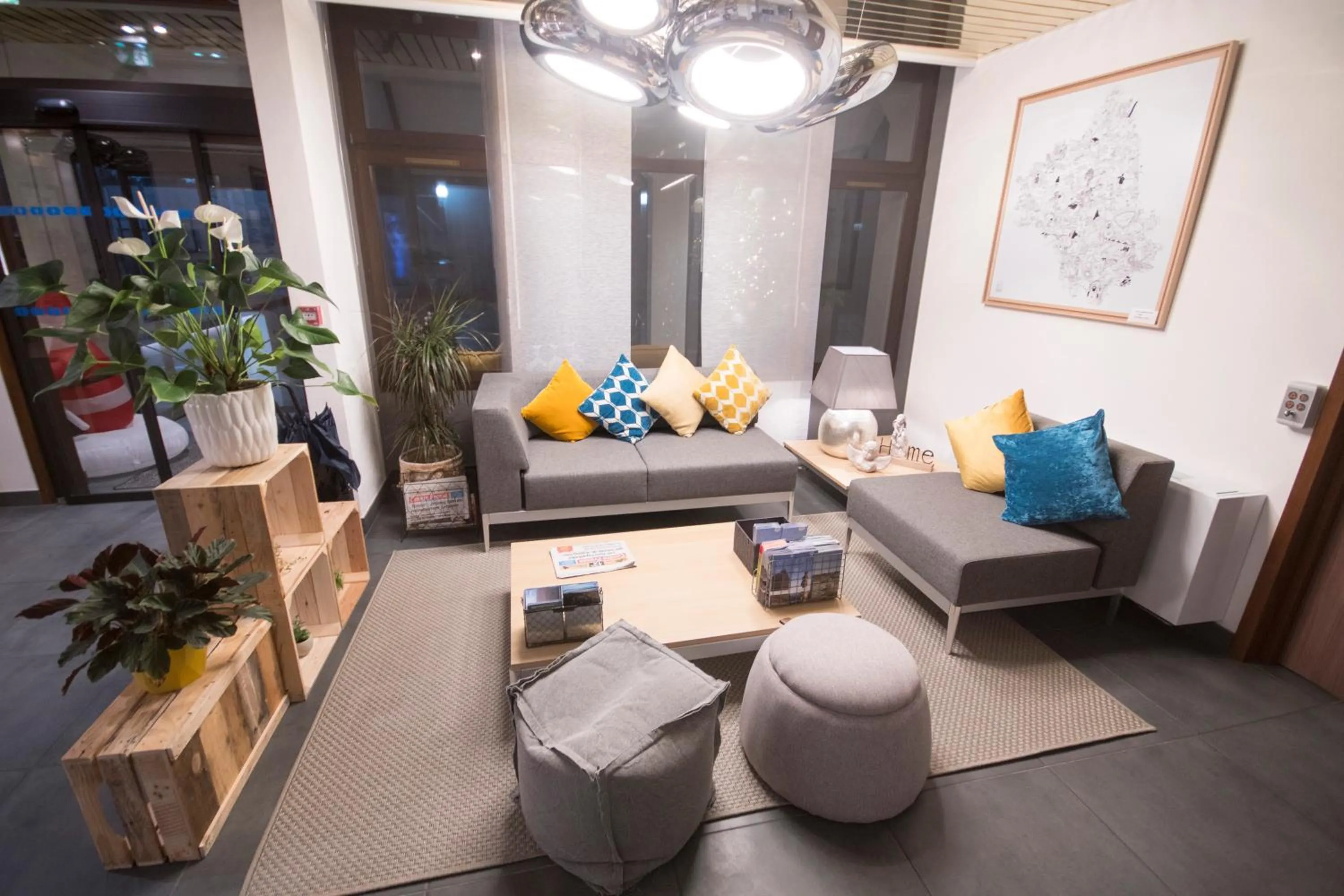 Lobby or reception in Hôtel Bastide