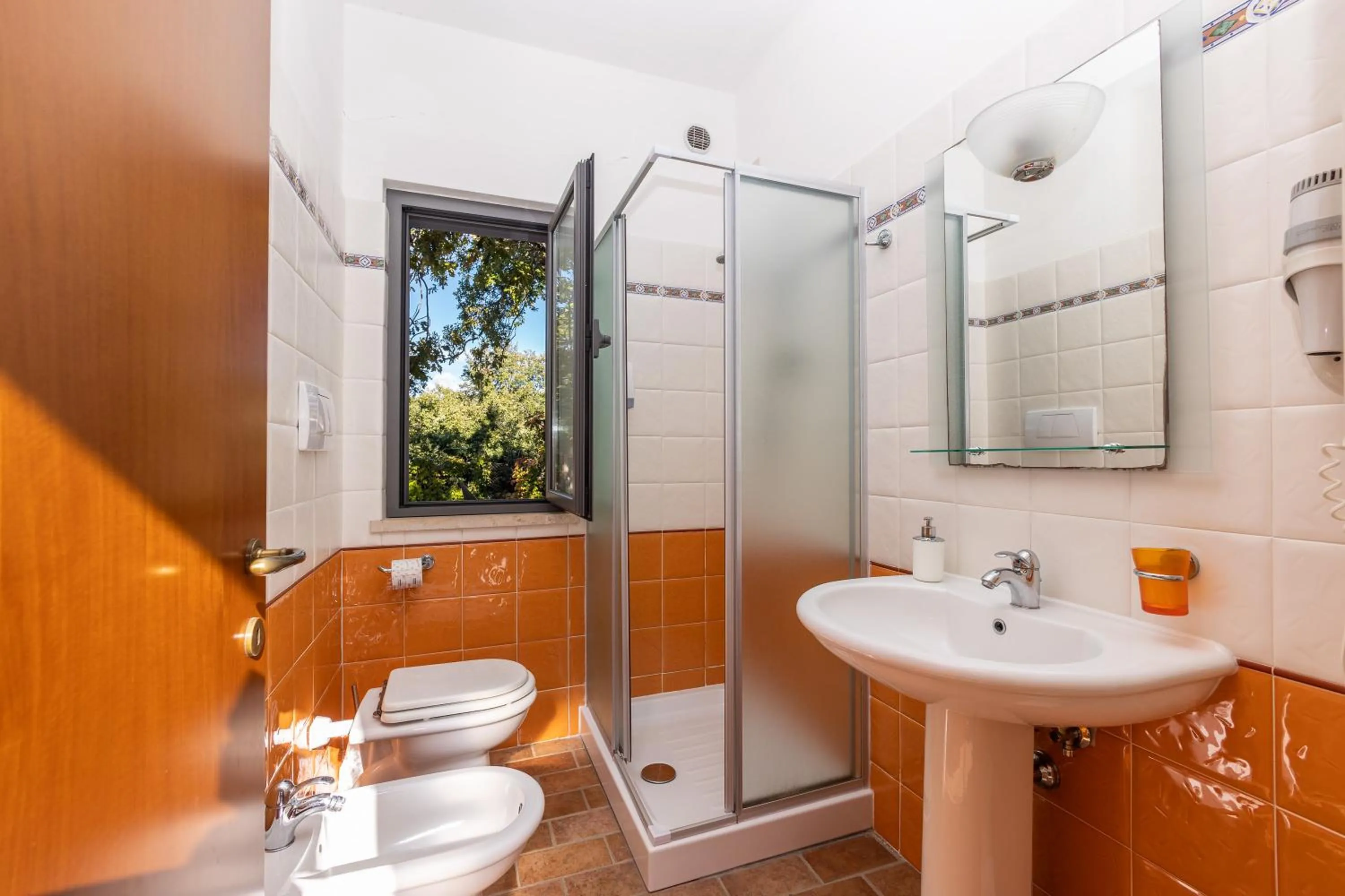 Bathroom in Agriturismo La Meria