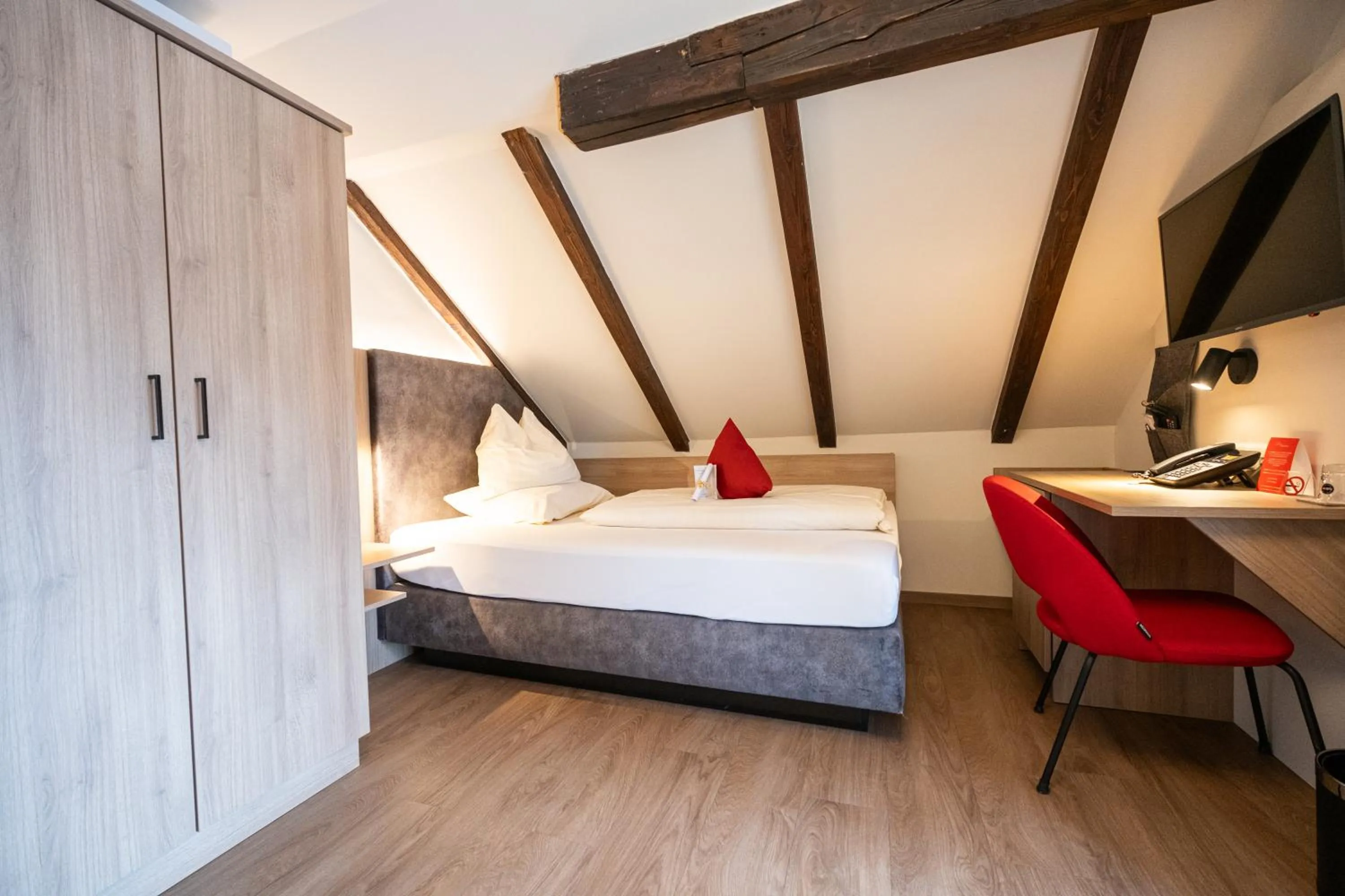 Bed in Hotel Rosenvilla