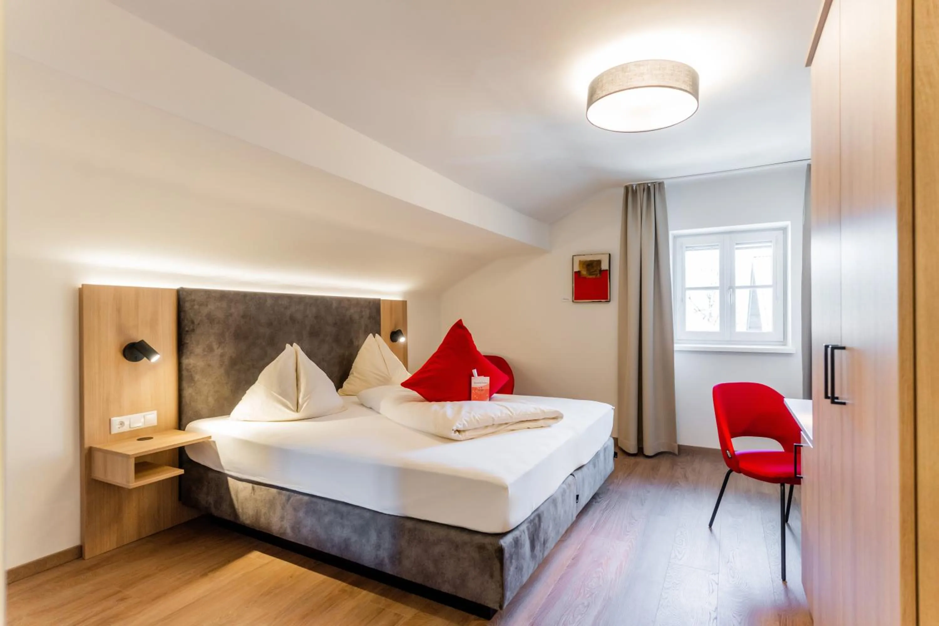 Bed in Hotel Rosenvilla