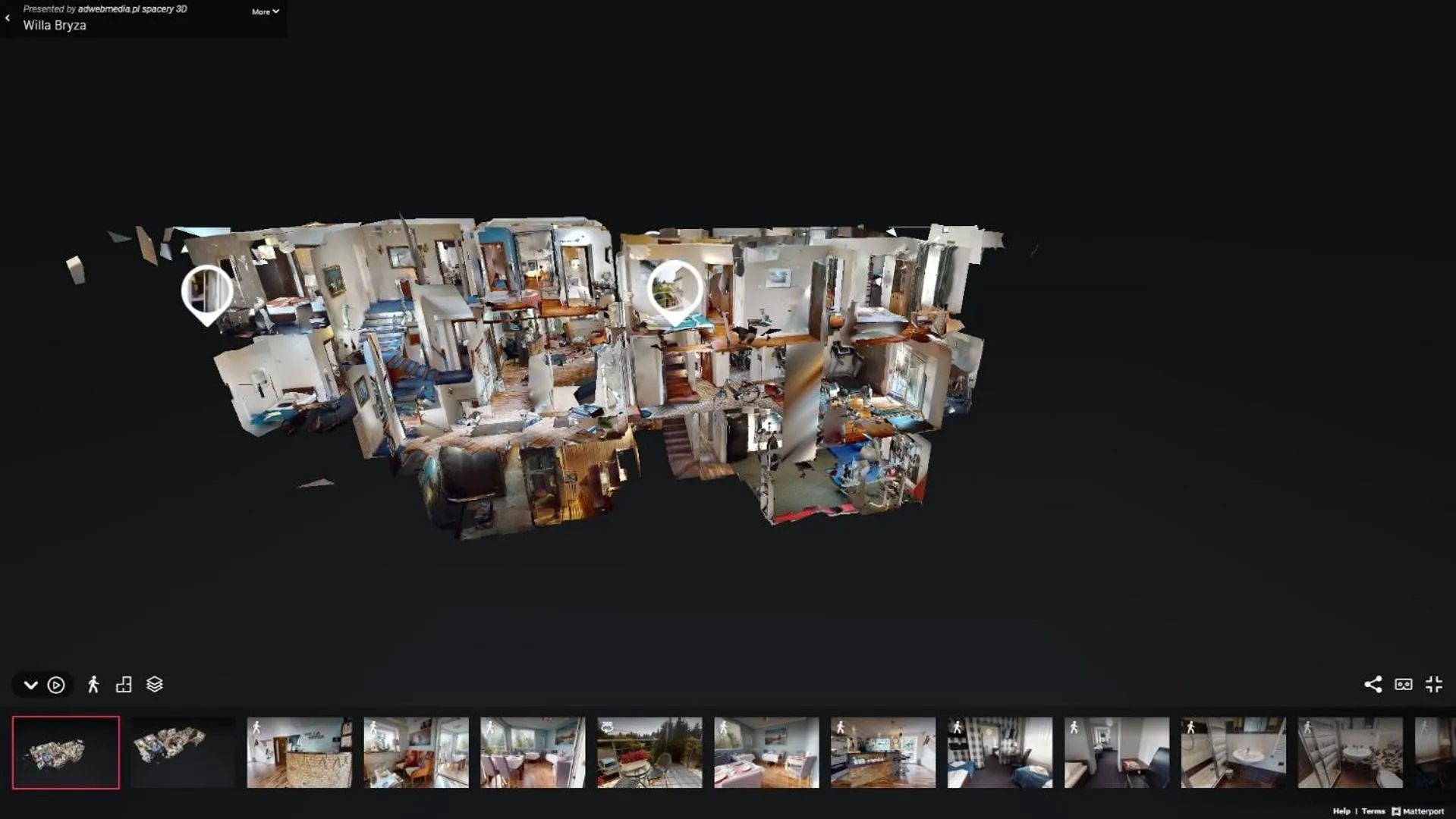 Bird's eye view in Willa Bryza