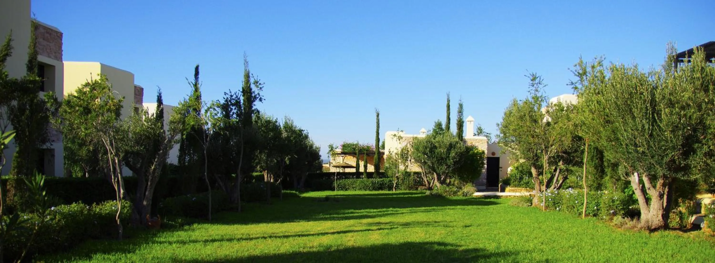 Garden view in Essaouira Lodge