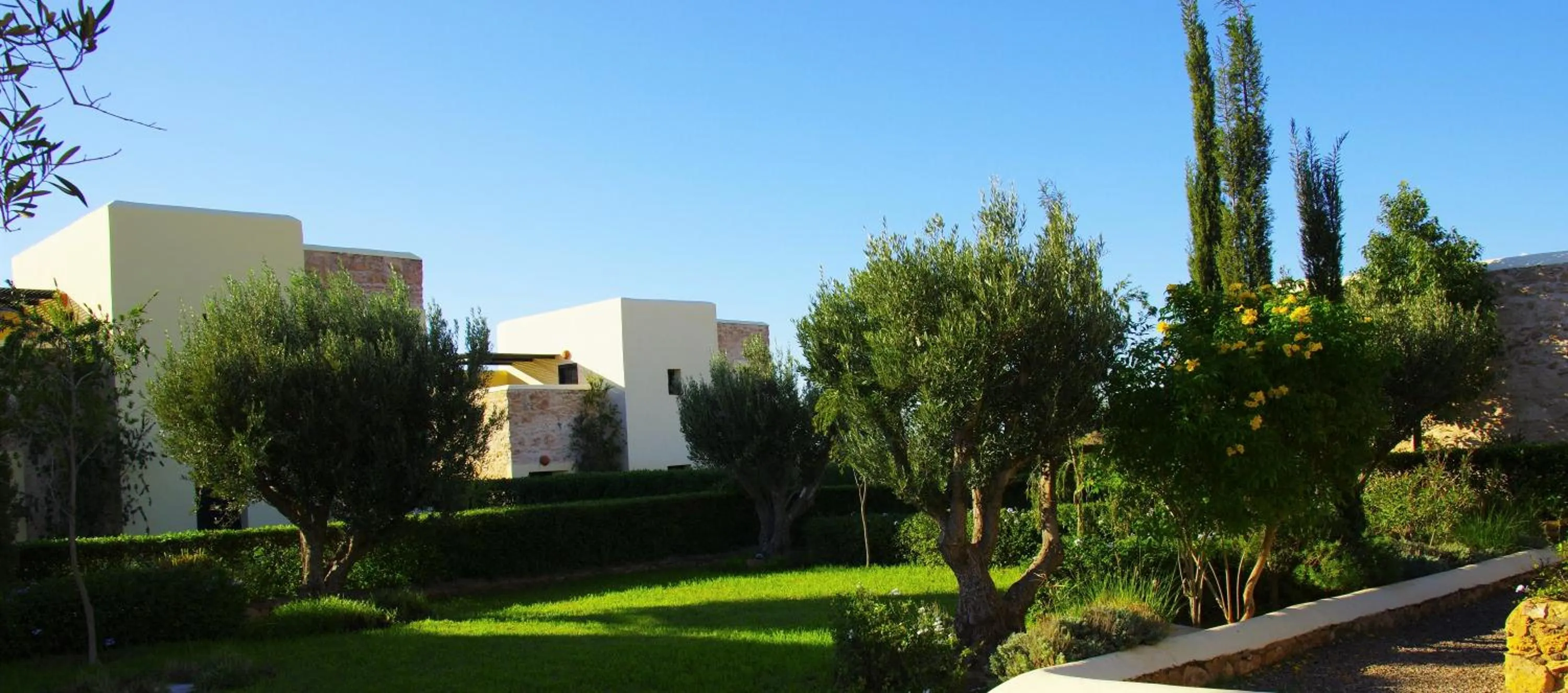 Garden view in Essaouira Lodge