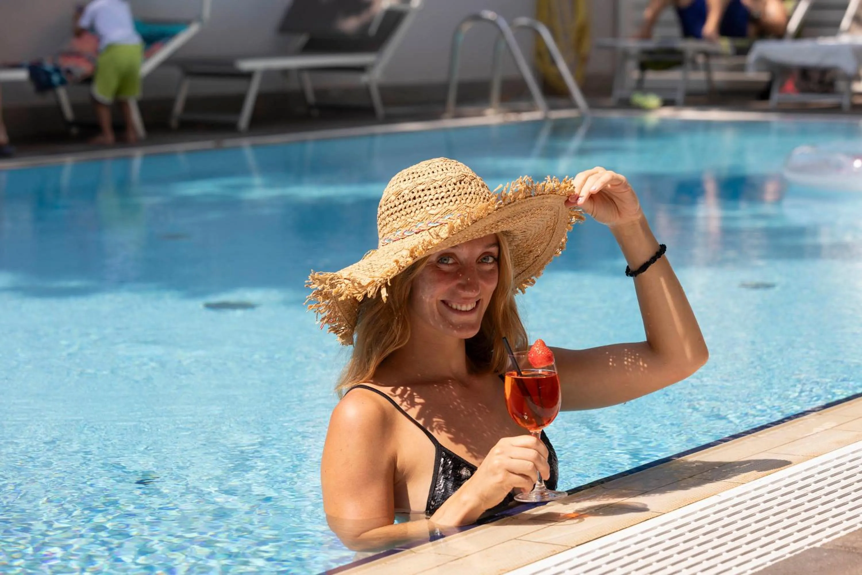 Swimming pool in Alisei Palace Hotel