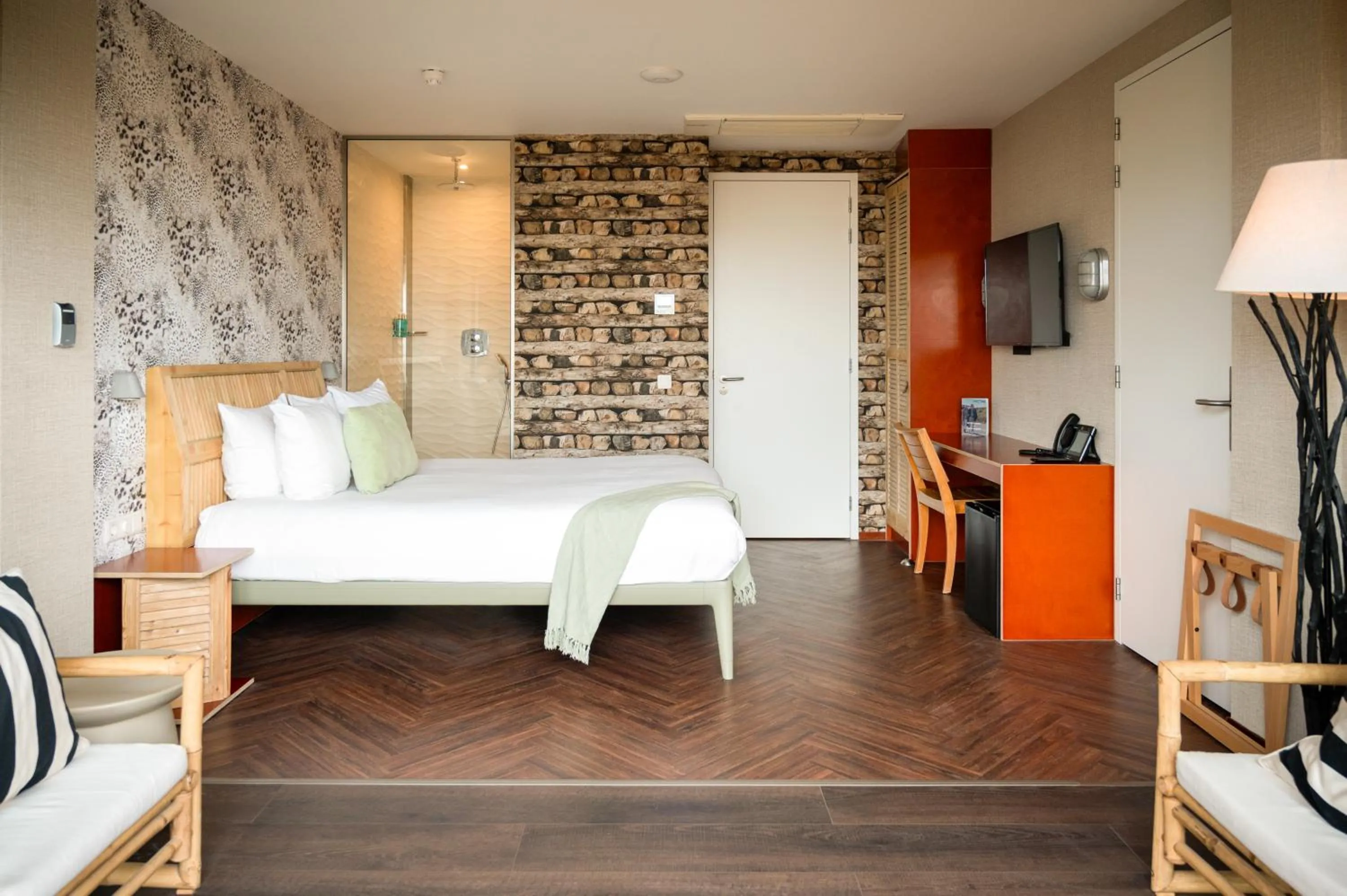 Bed in Beachhouse Hotel