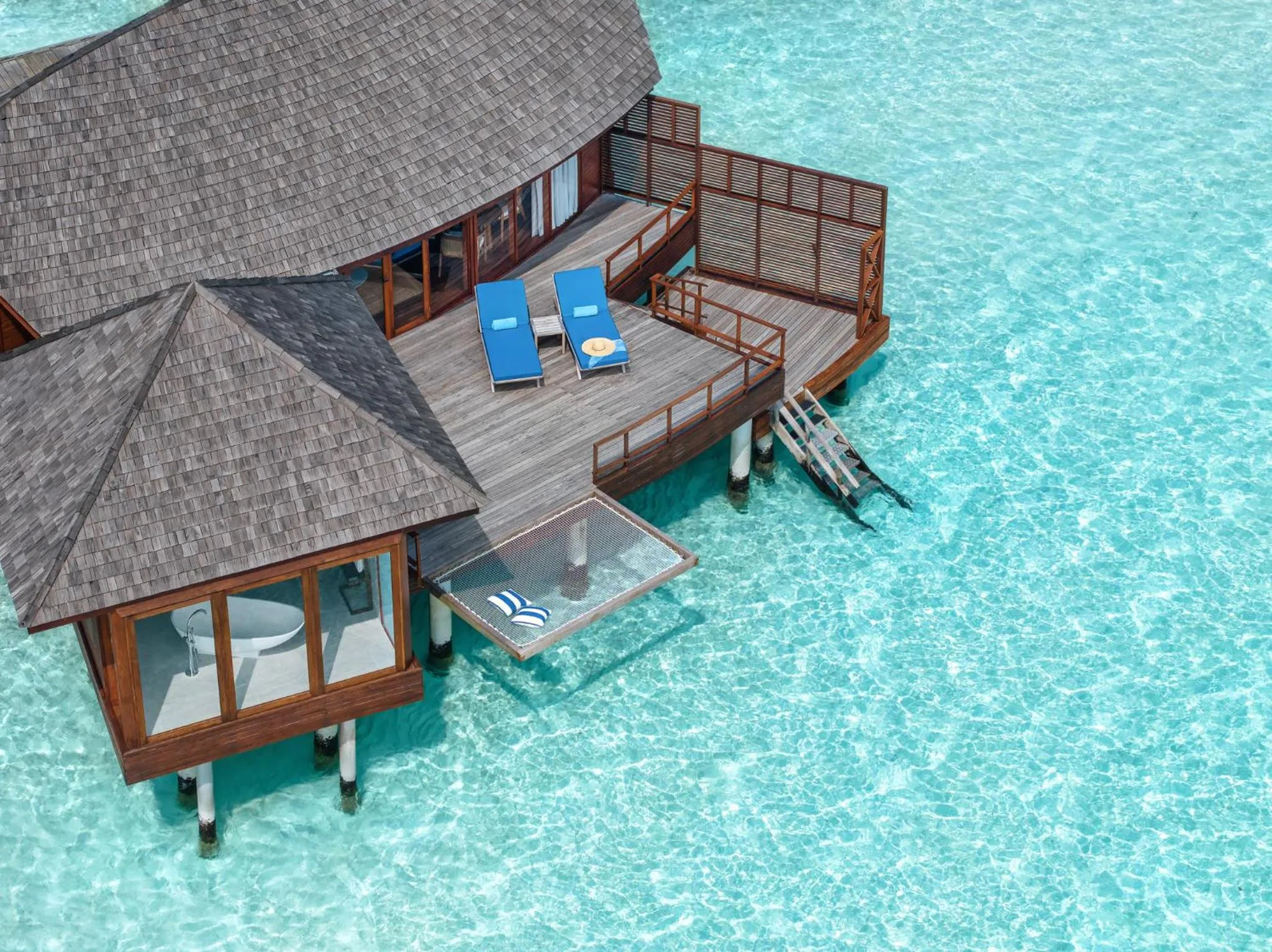 Property building in Anantara Dhigu Maldives Resort