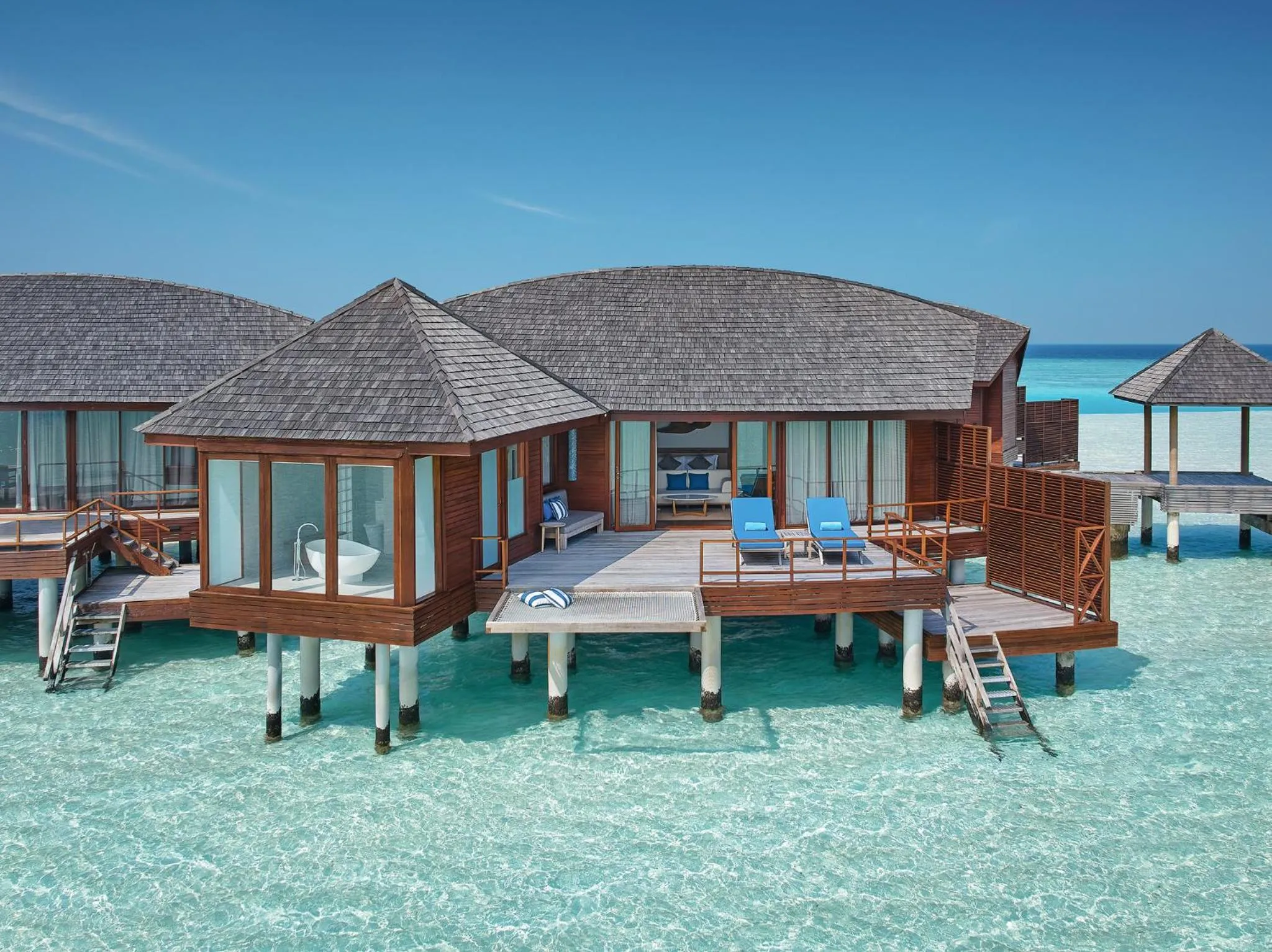 Property building in Anantara Dhigu Maldives Resort
