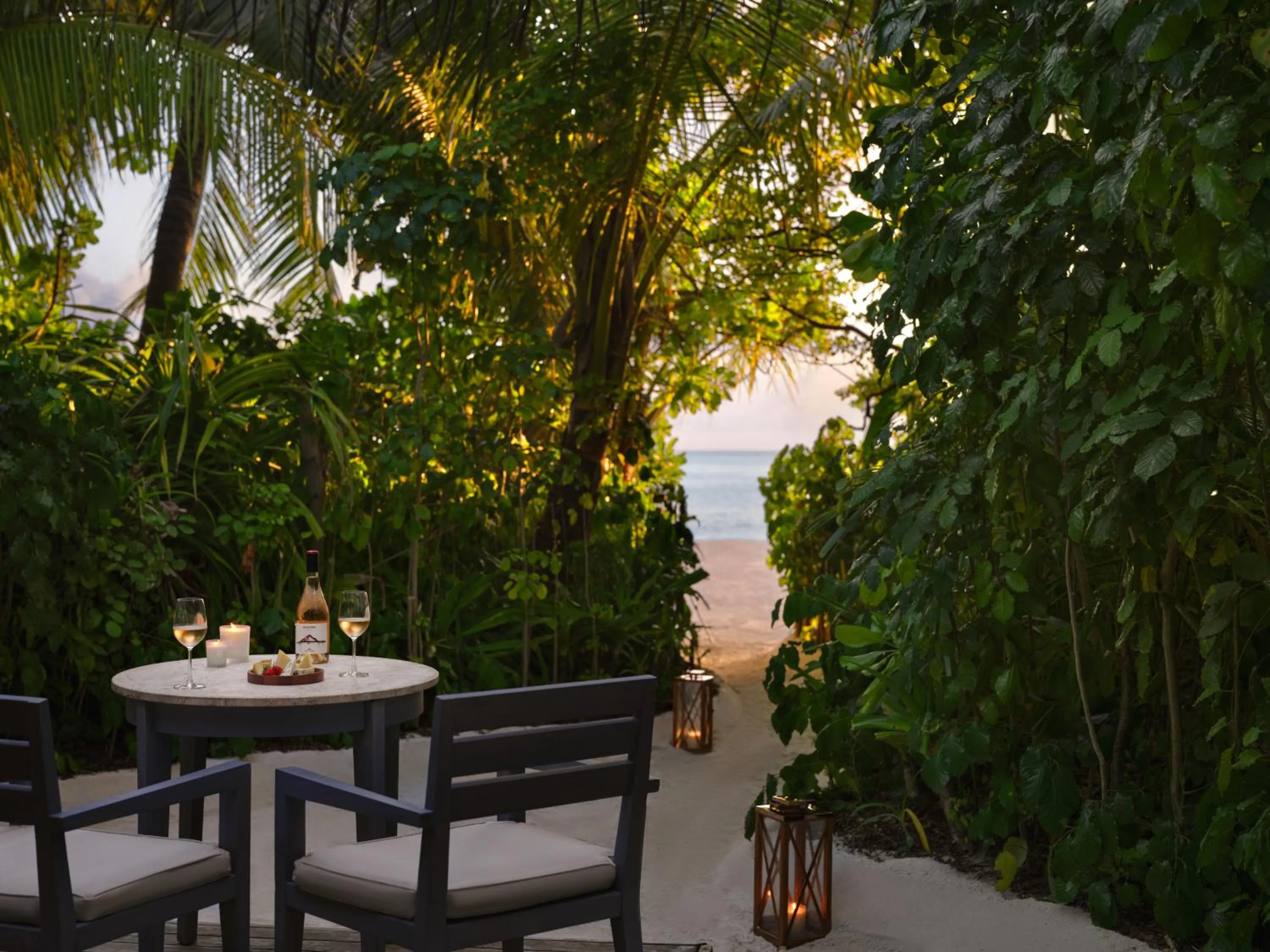 Balcony/Terrace in Anantara Dhigu Maldives Resort