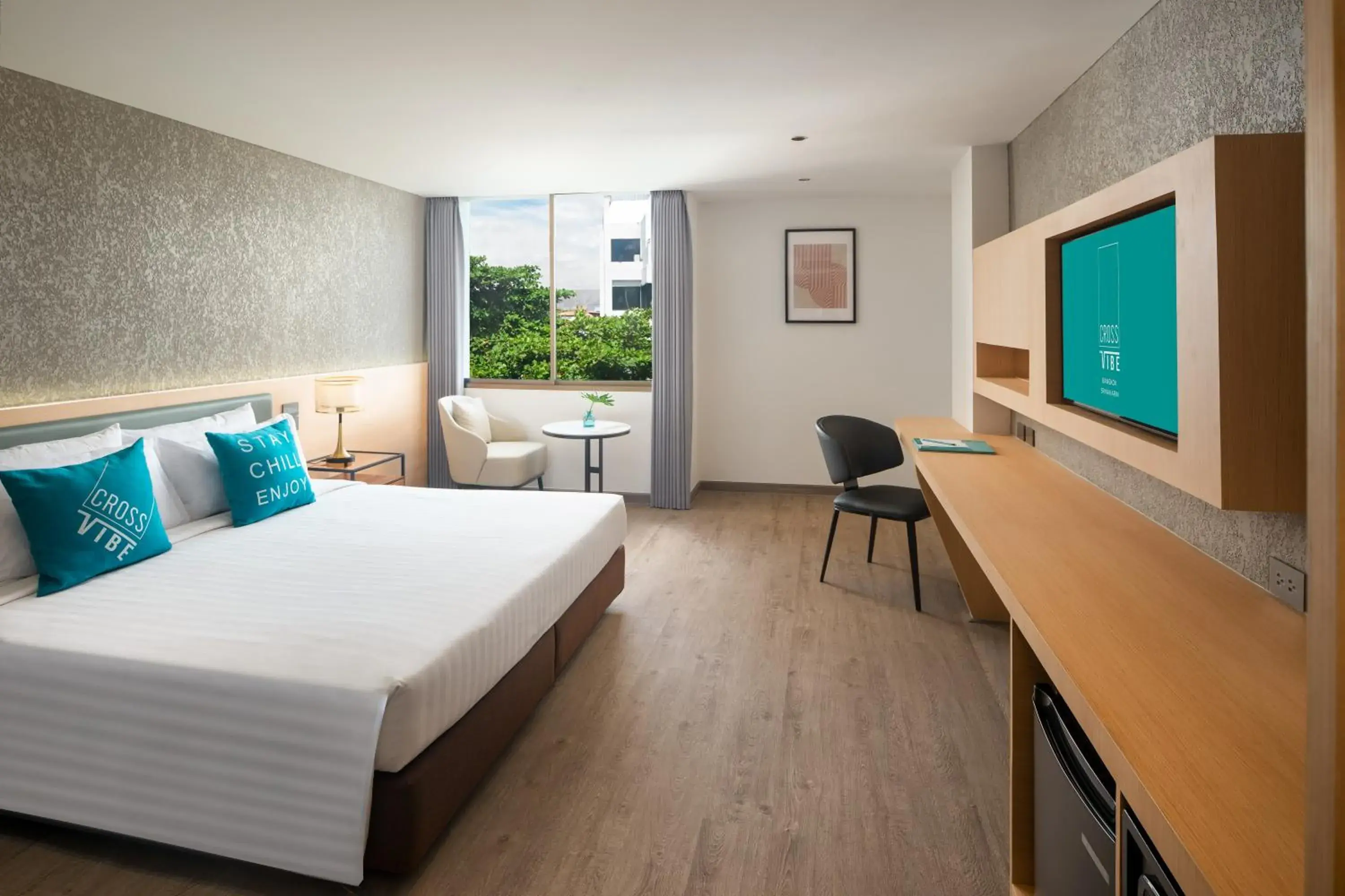 Bed in Cross Vibe Bangkok Srinakarin Bed in Cross Vibe Bangkok Srinakarin