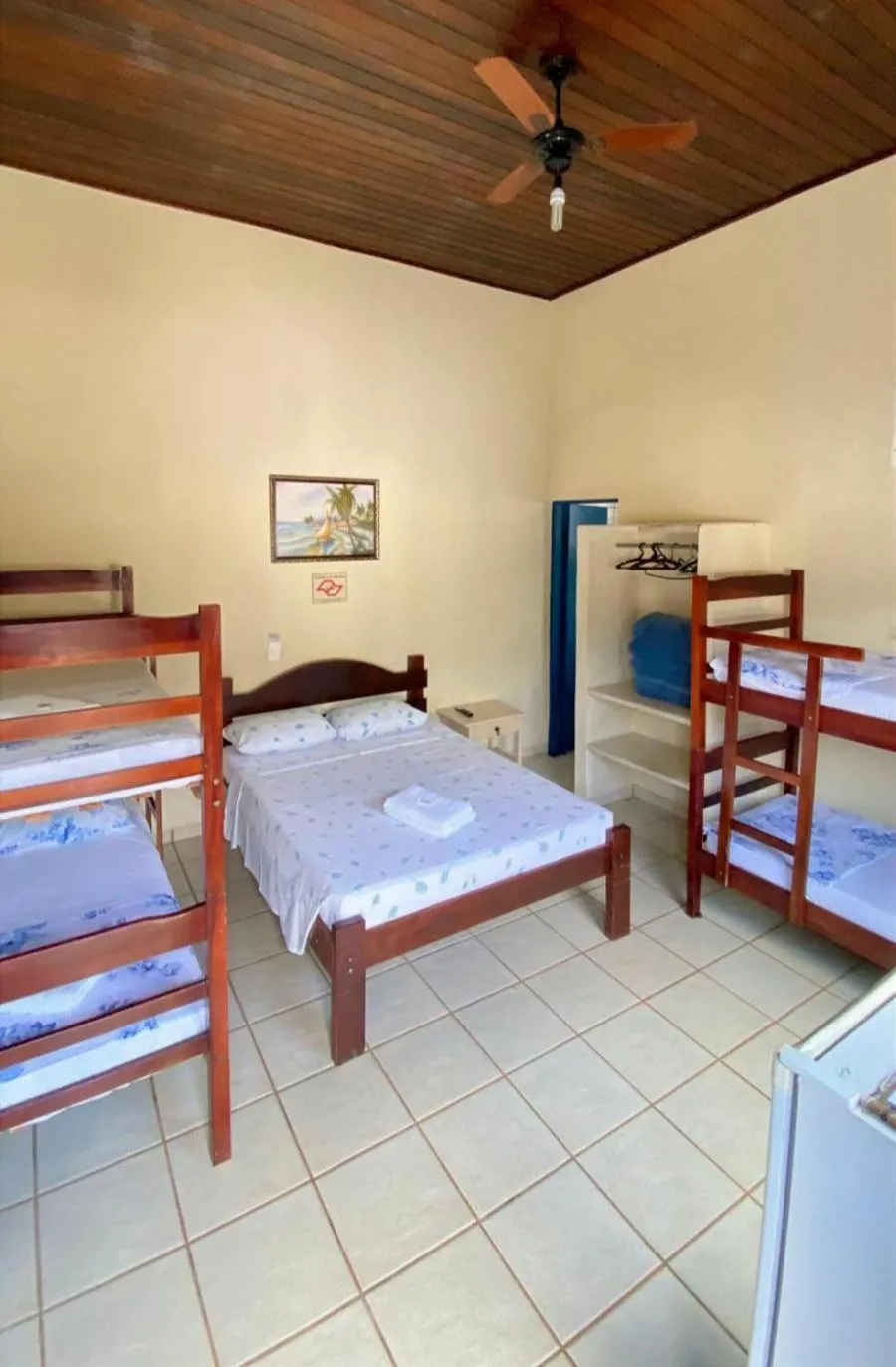 Bed in Pousada do Marcão