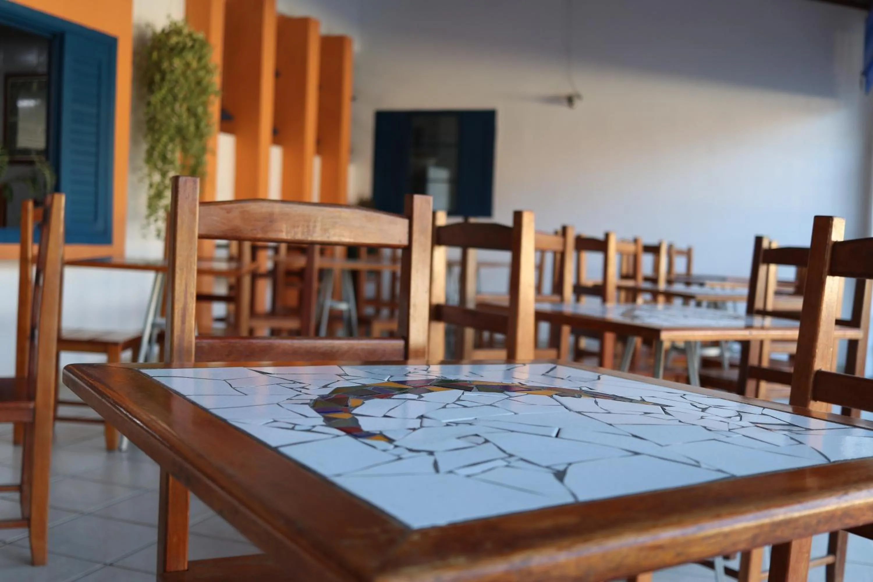 Seating area in Pousada do Marcão