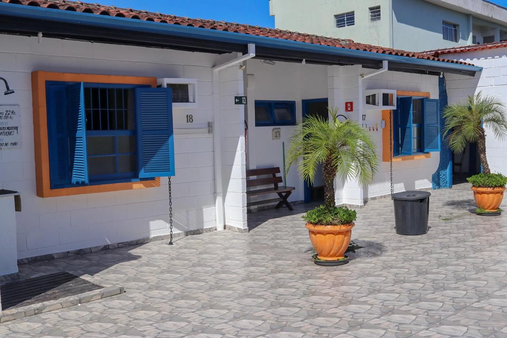 Seating area in Pousada do Marcão