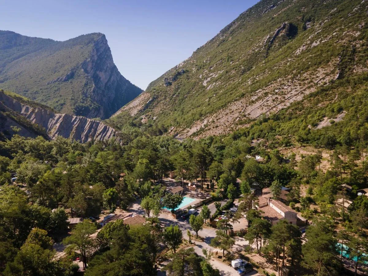 Natural landscape in Huttopia Gorges du Verdon