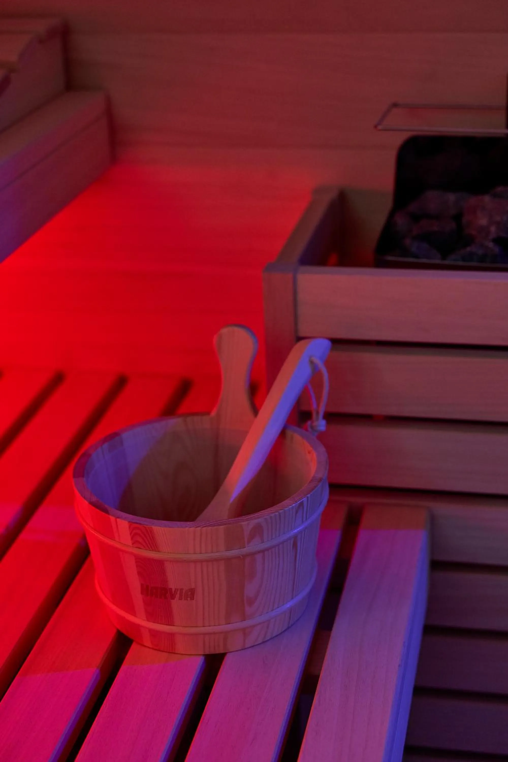 Sauna in Ecohotel Primavera