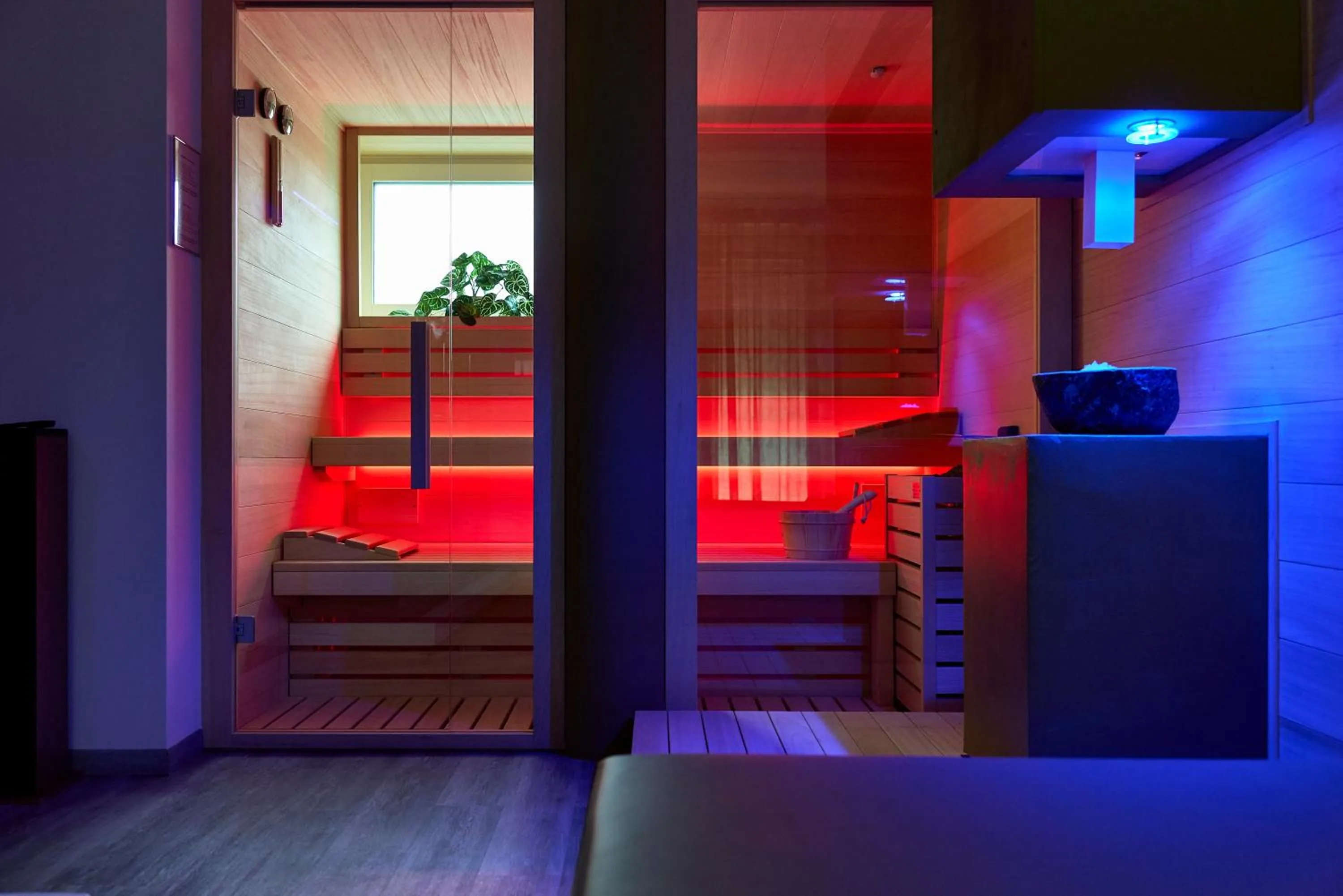 Sauna, Bed in Ecohotel Primavera