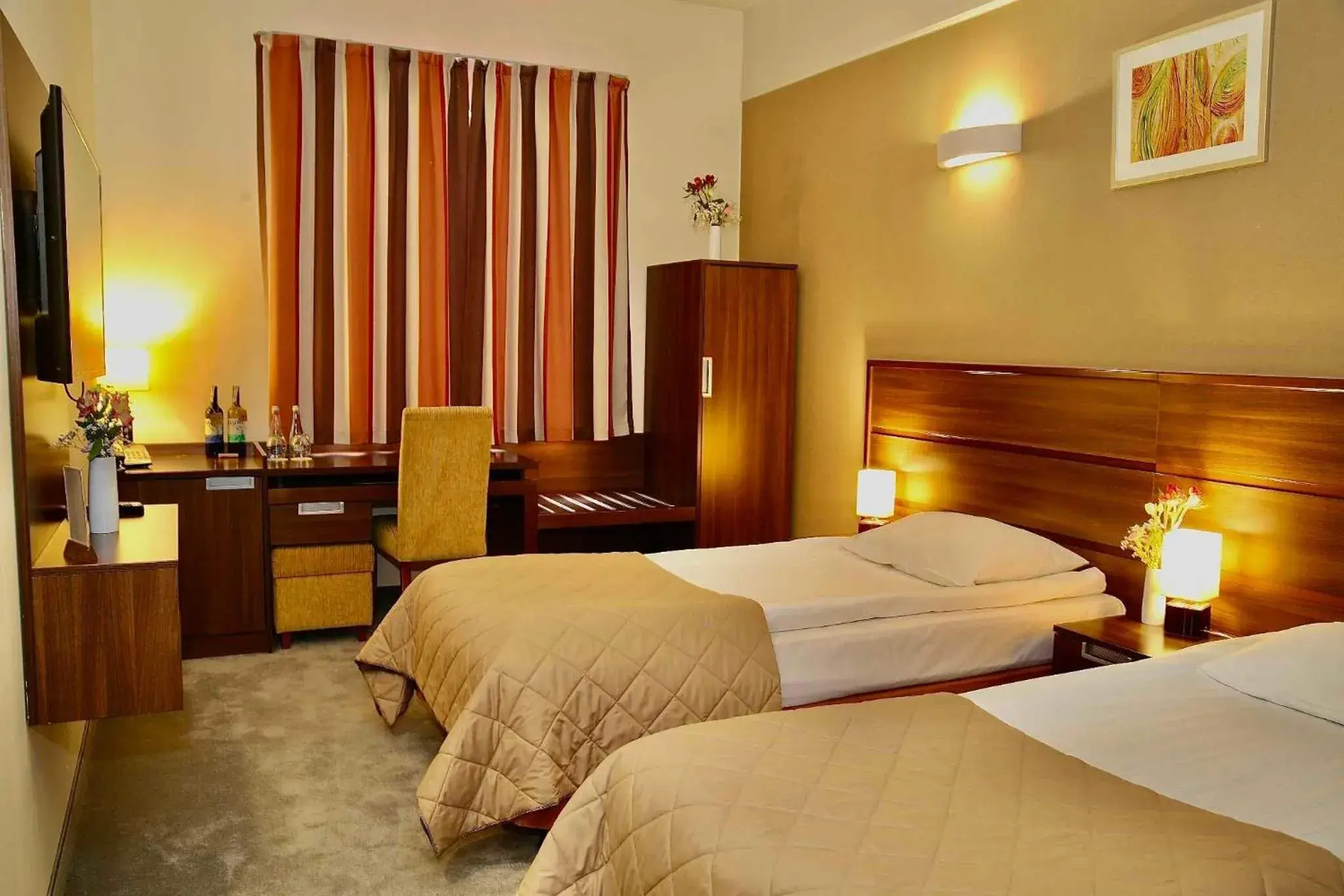 Twin Room in Hotel Tęczowy Młyn Twin Room in Hotel Tęczowy Młyn