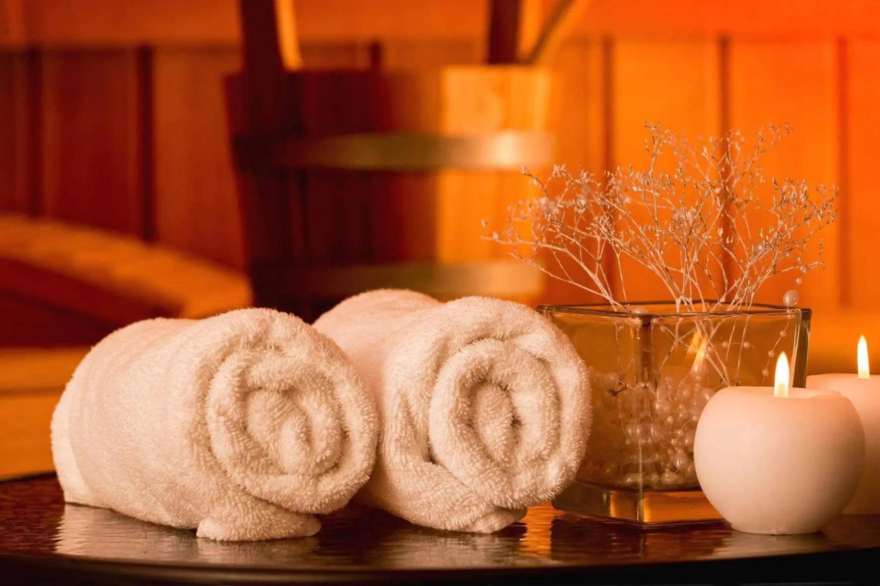 Sauna in Hotel Tęczowy Młyn