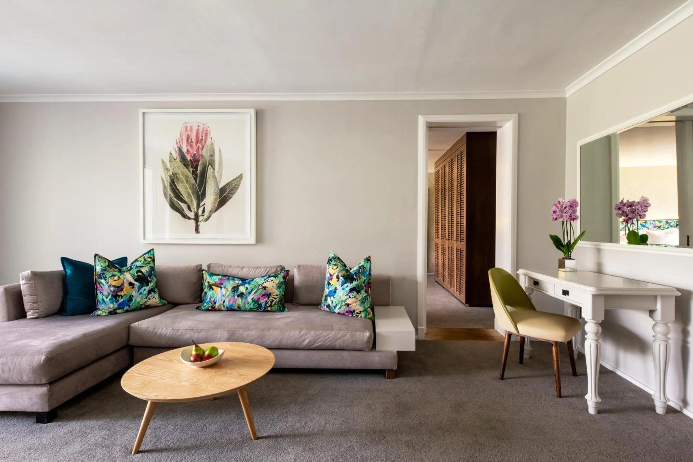 Living room in Mont Rochelle Hotel and Vineyard