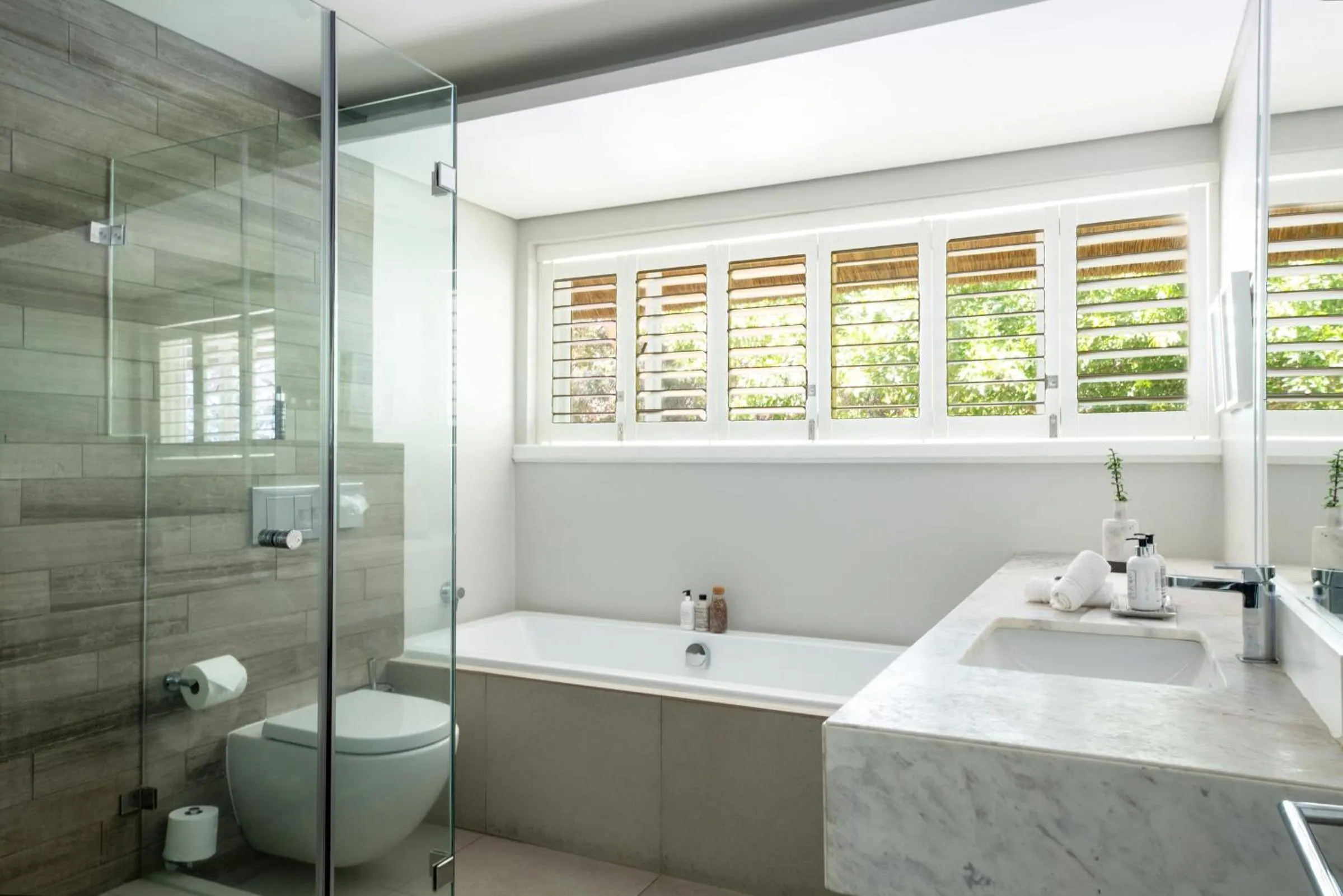 Bathroom in Mont Rochelle Hotel and Vineyard