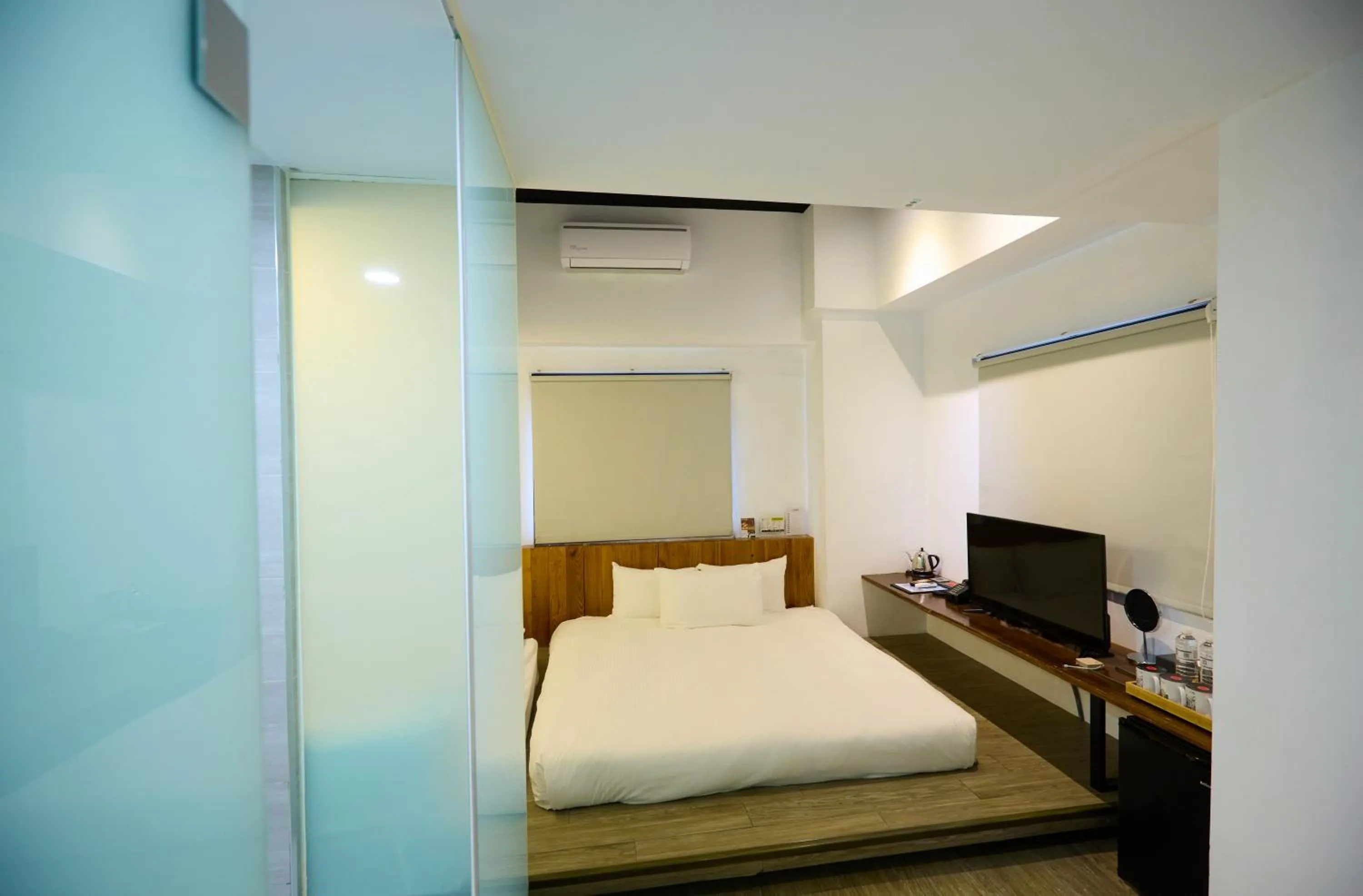 Bed in Traveller Inn TieHua Cultural and Creative Hotel