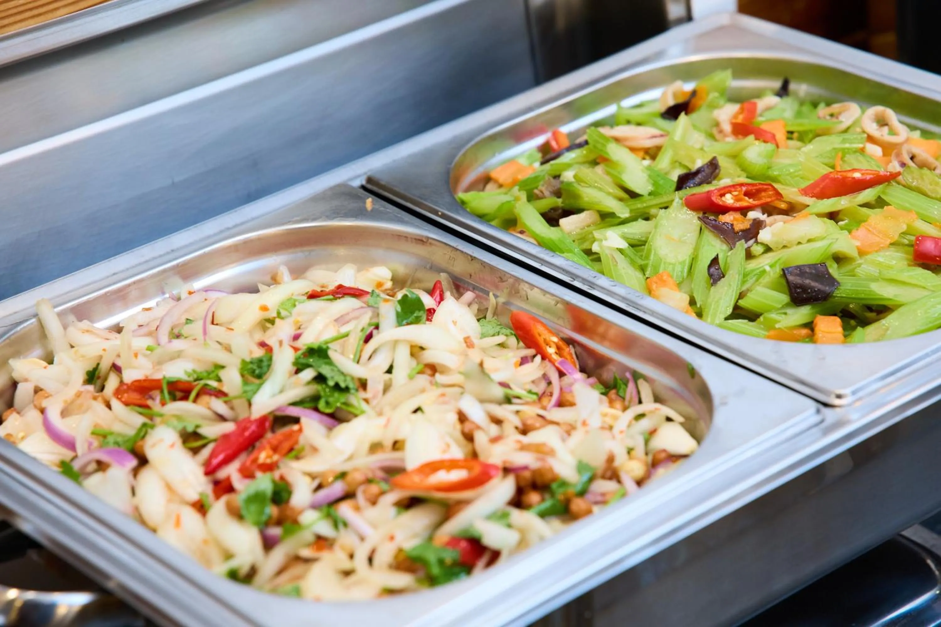 Buffet breakfast in Traveller Inn TieHua Cultural and Creative Hotel