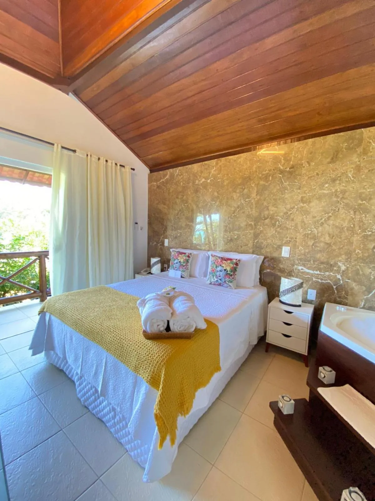 Bed in Charme Pousada Boutique & Spa