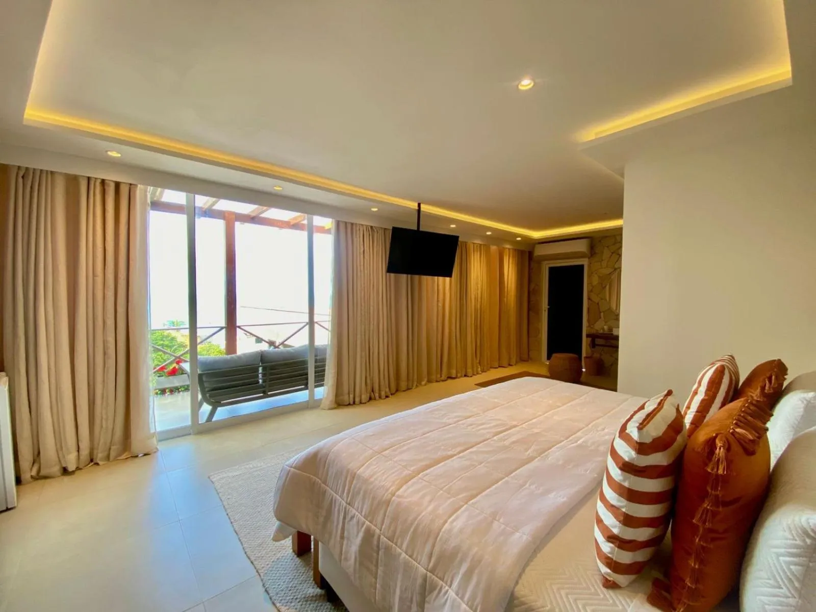 Bed in Charme Pousada Boutique & Spa