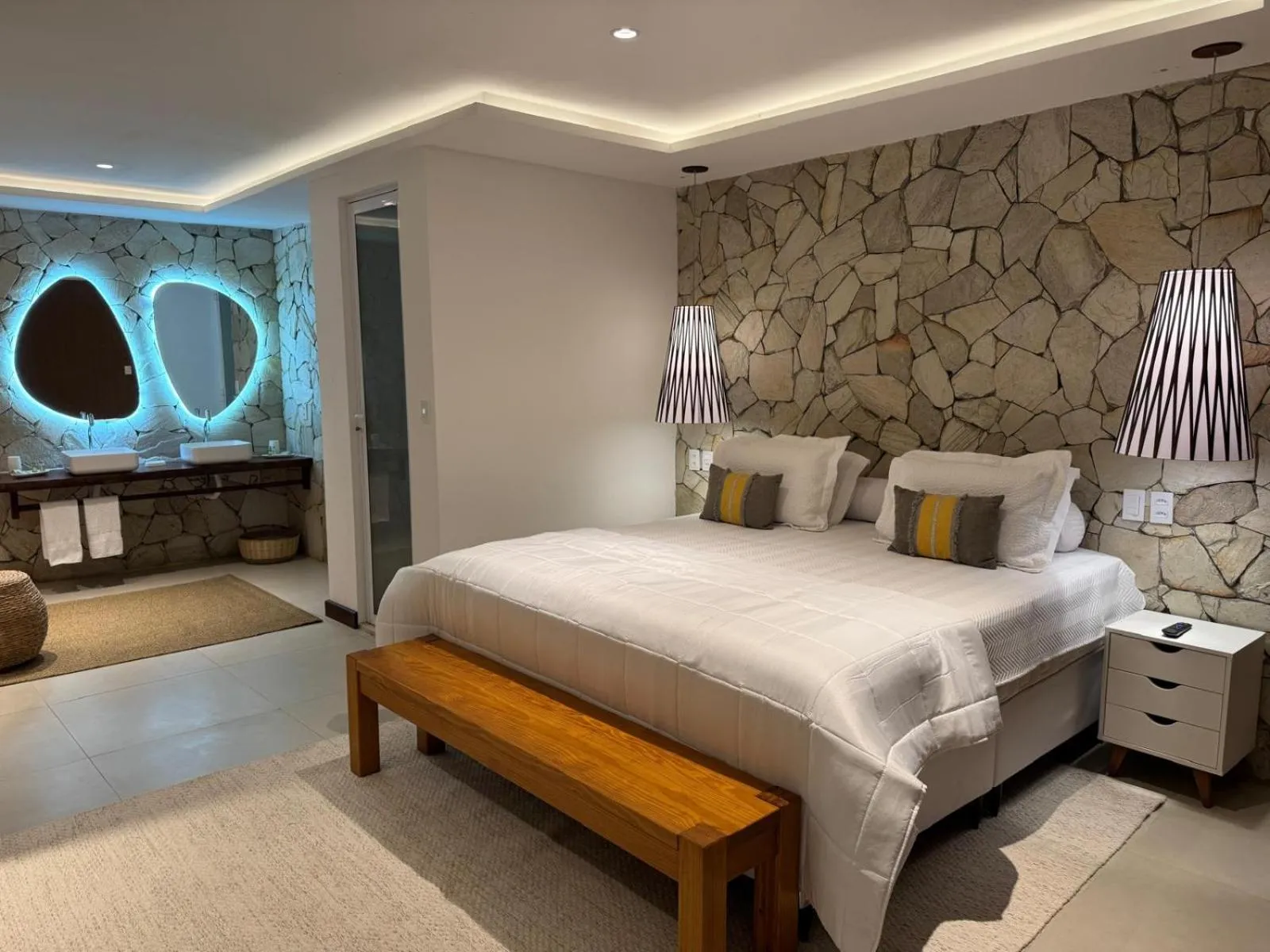 Bed in Charme Pousada Boutique & Spa