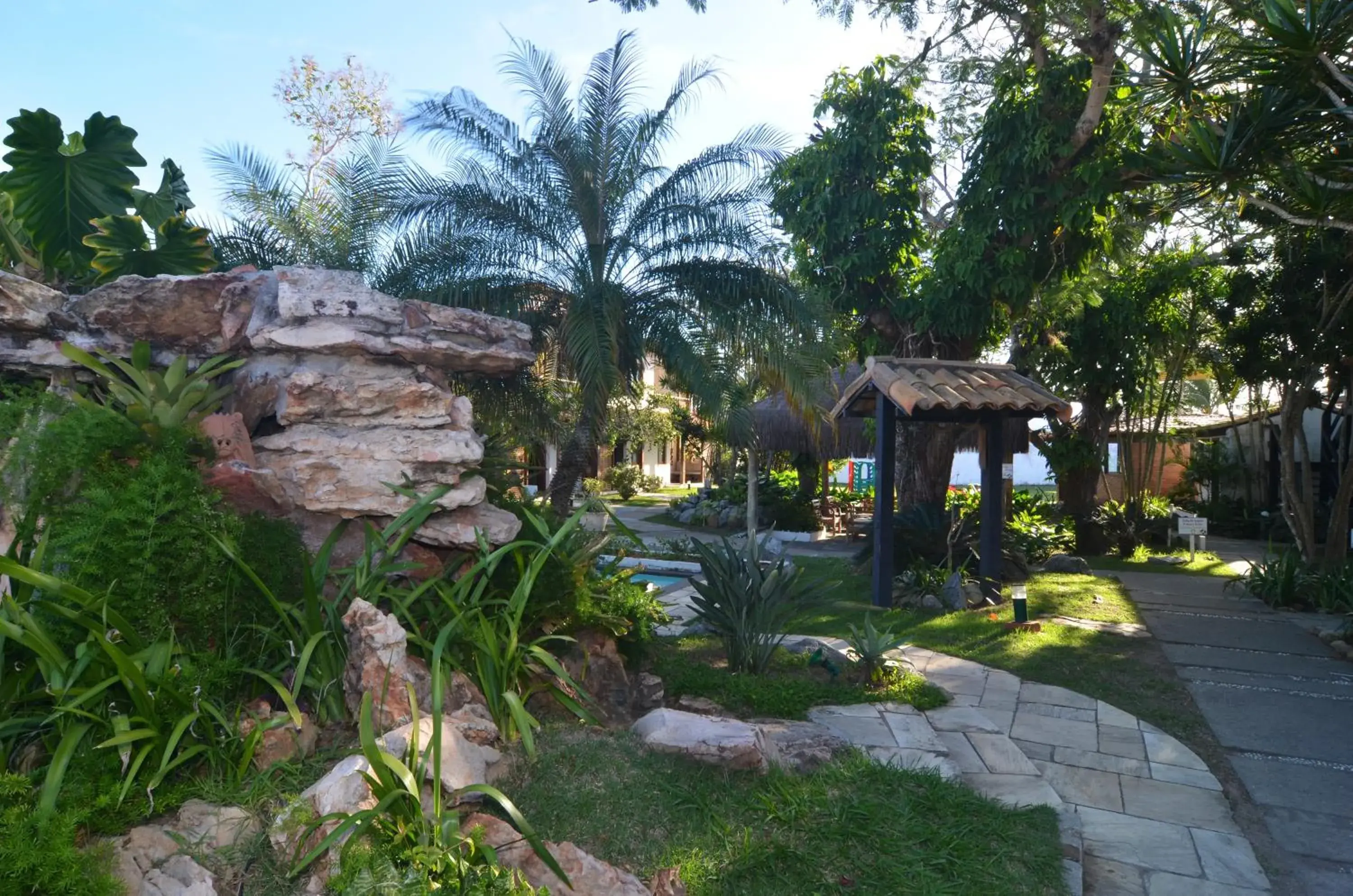 Garden view in Pousada dos Tangarás Garden view in Pousada dos Tangarás