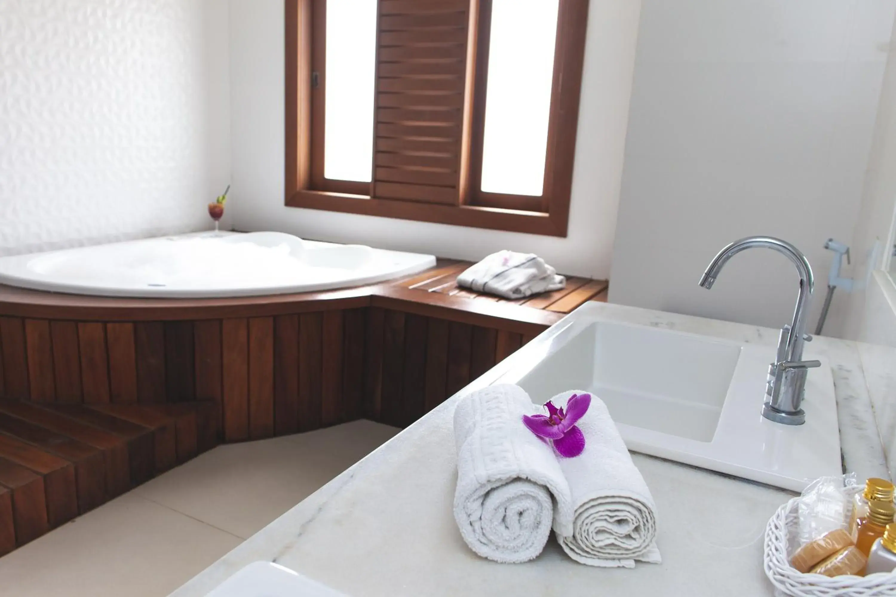 Bathroom in Pousada dos Tangarás Bathroom in Pousada dos Tangarás