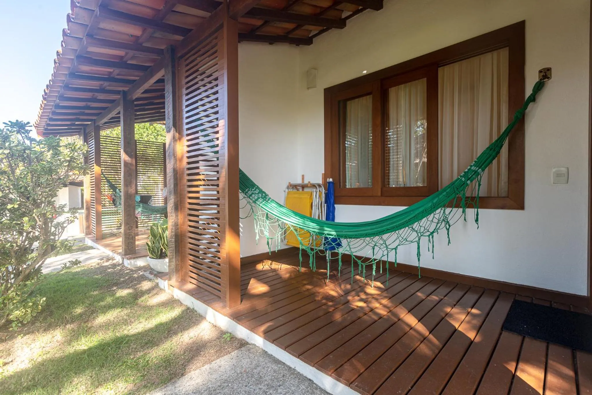 Balcony/Terrace in Pousada dos Tangarás