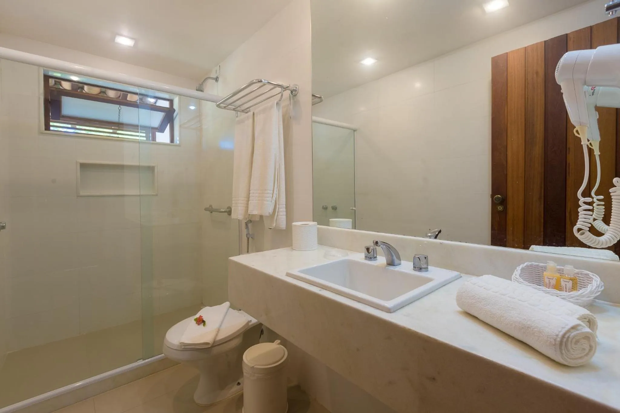 Bathroom in Pousada dos Tangarás