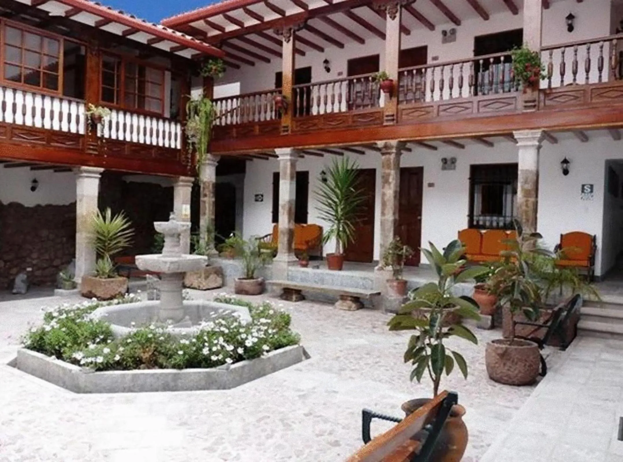 Garden view in Hotel Rumi Punku