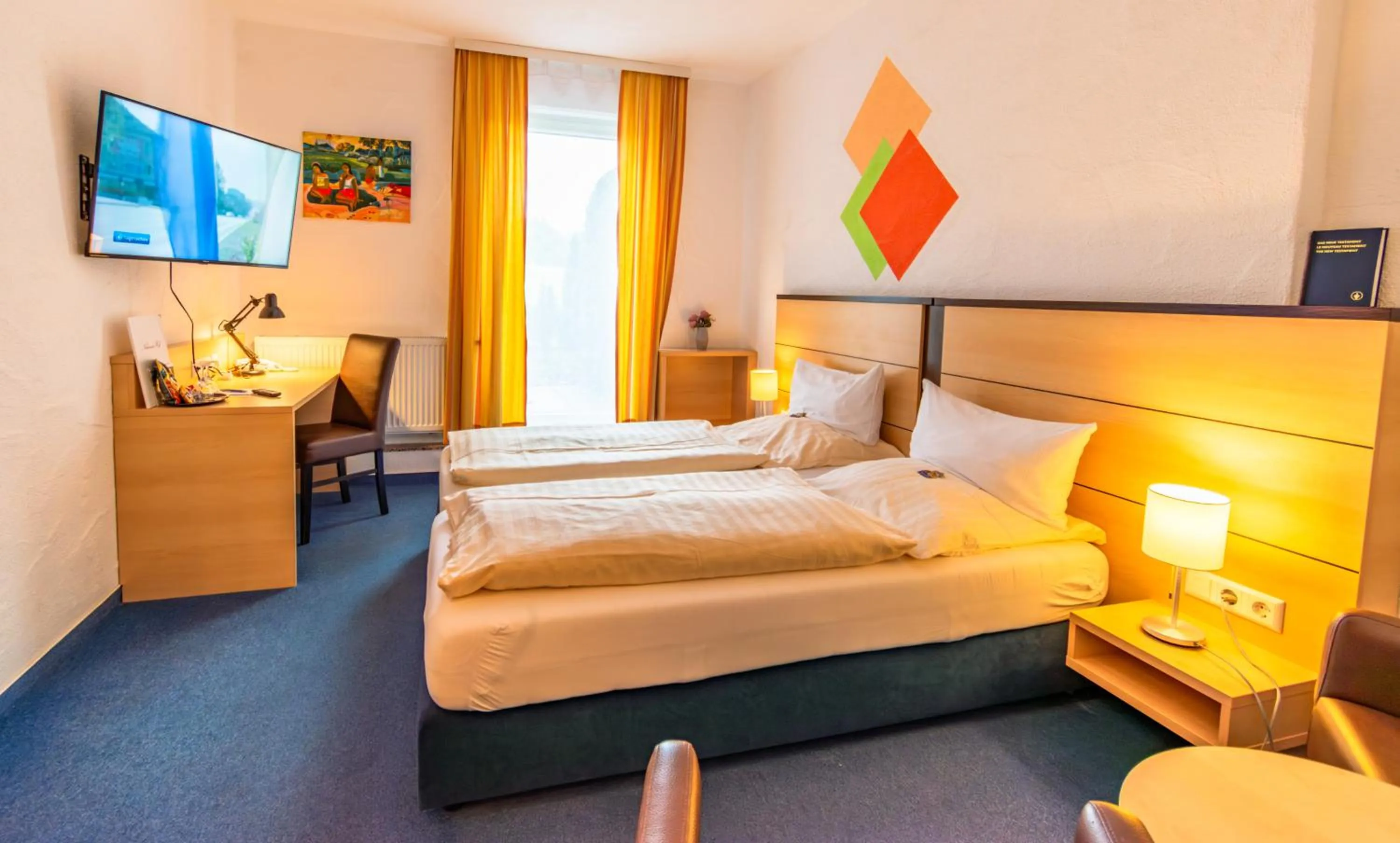 Bed in Hotel und Restaurant Nehrener Hof